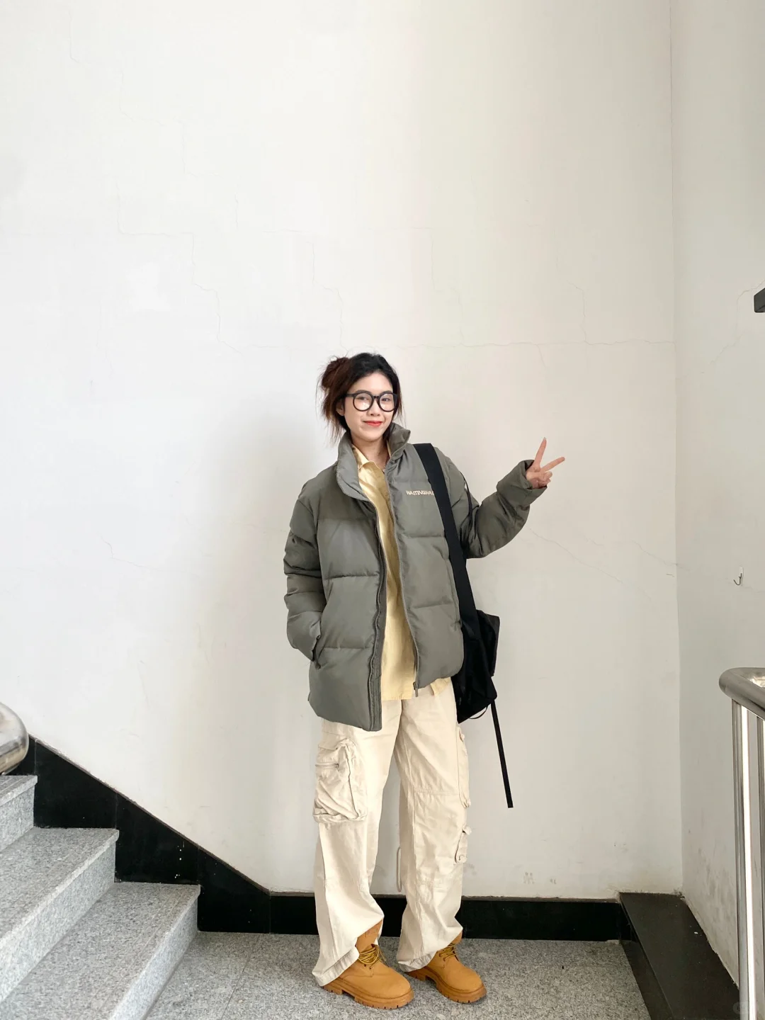 176高个子 | 东北人穿上大棉服准备过冬咯❄️