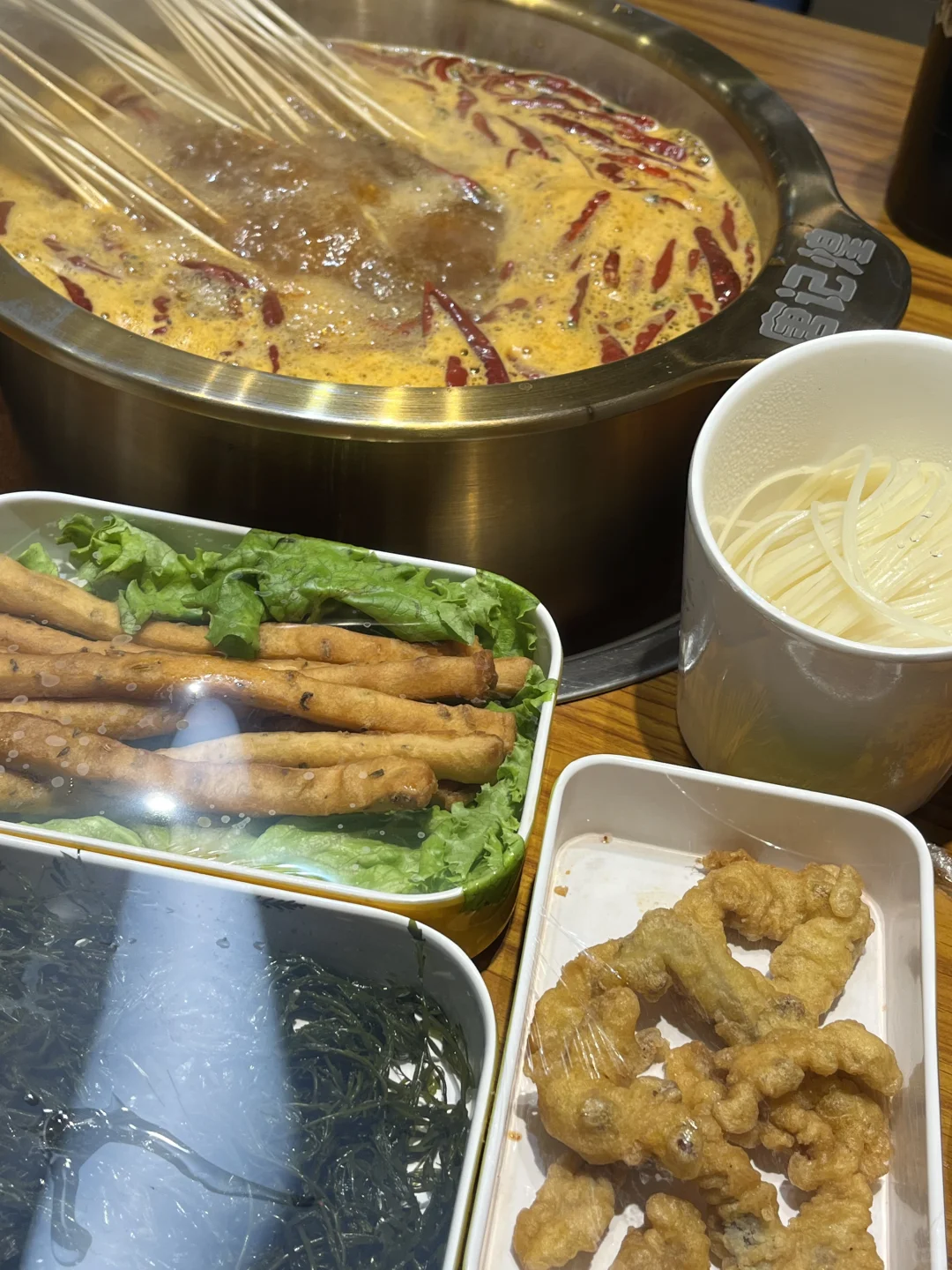 在佳木斯串串香店居然还有这么好吃的甜品🍮