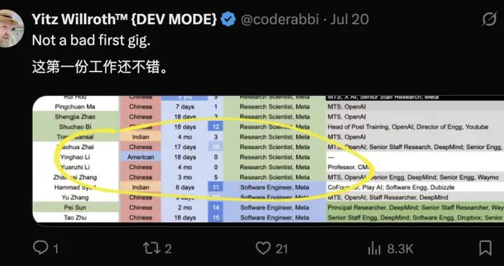Meta百亿抢人内幕，清华学霸转行AGI拿千万年薪，教授校友看呆了