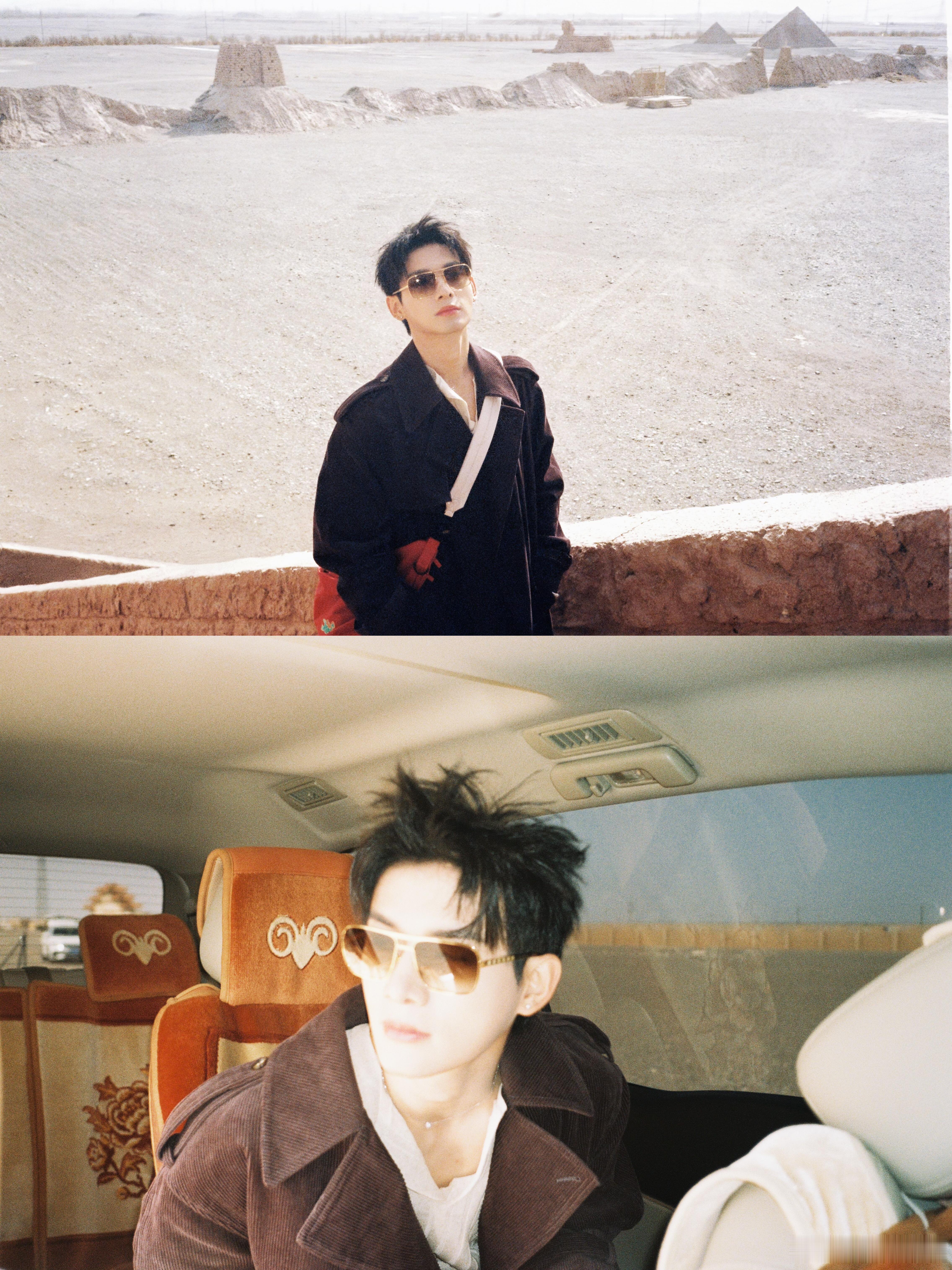 姚琛敦煌沙漠写真姚琛敦煌旅拍状态姚琛敦煌旅拍状态夯爆！沙漠中尽显文化质感，这种风