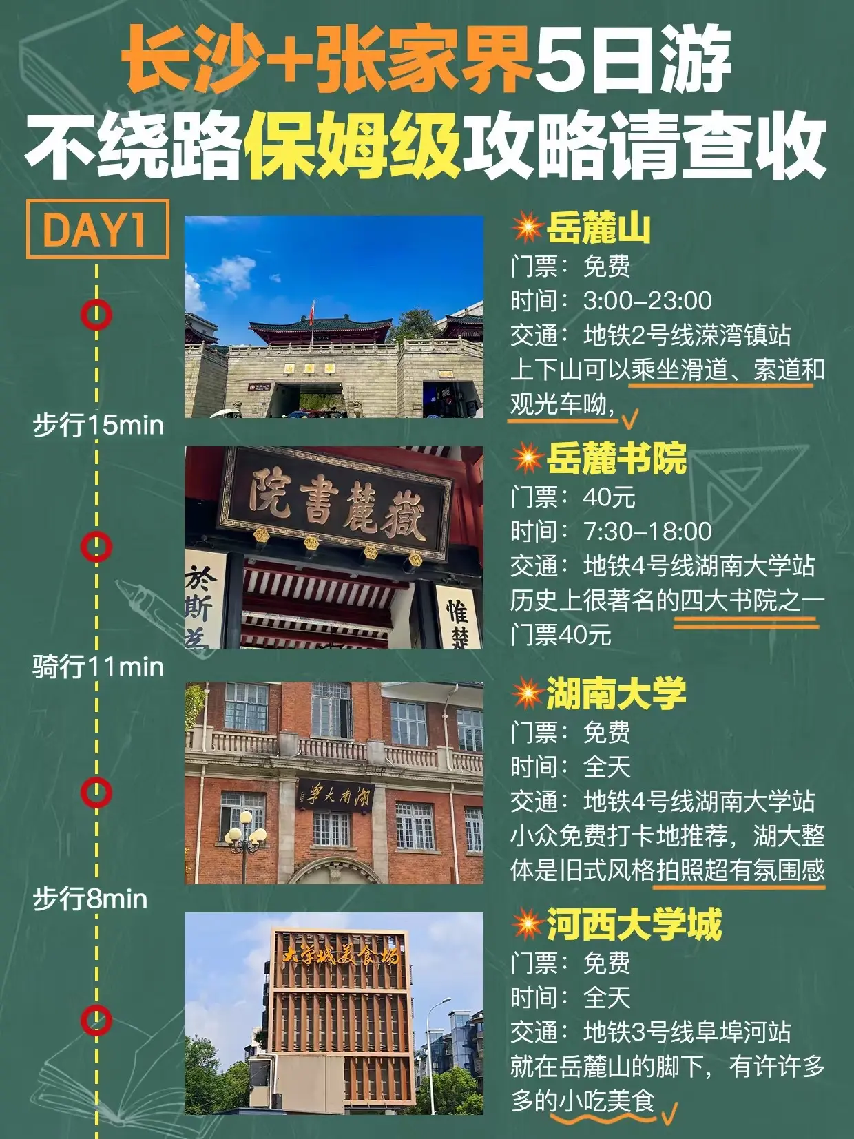 5日4夜！吐血分享长沙&张家界旅游攻略 长沙橘呆呆手串