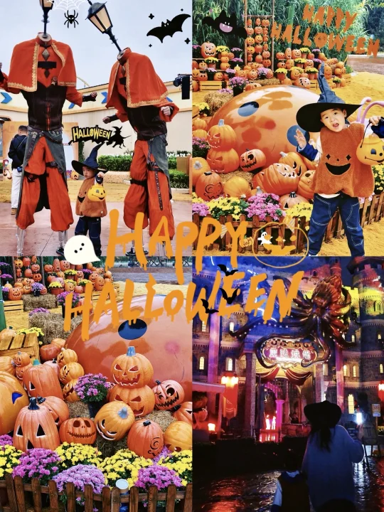 万圣节遛娃天花板❗️掉进童话里的南瓜王国🎃