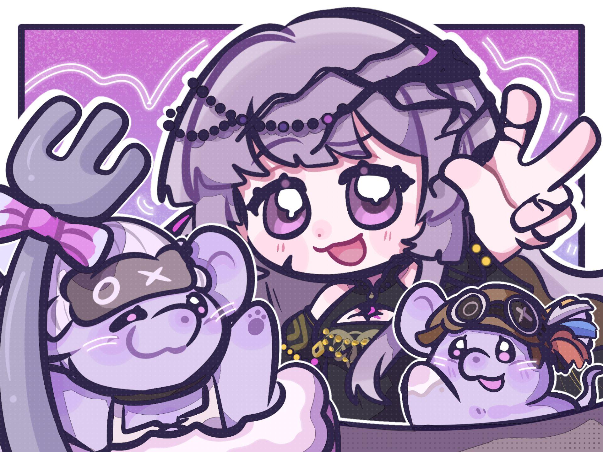 海拉生日快乐。    我画我画!