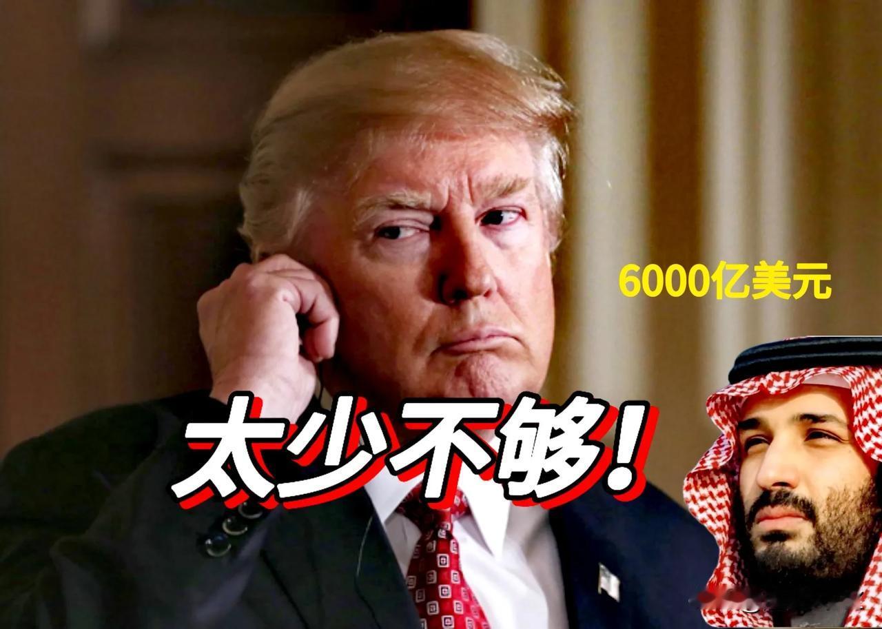 沙特王储萨勒曼讨好特朗普，川普霸气作风和强硬姿态，沙特已经被征服了！

特朗普要