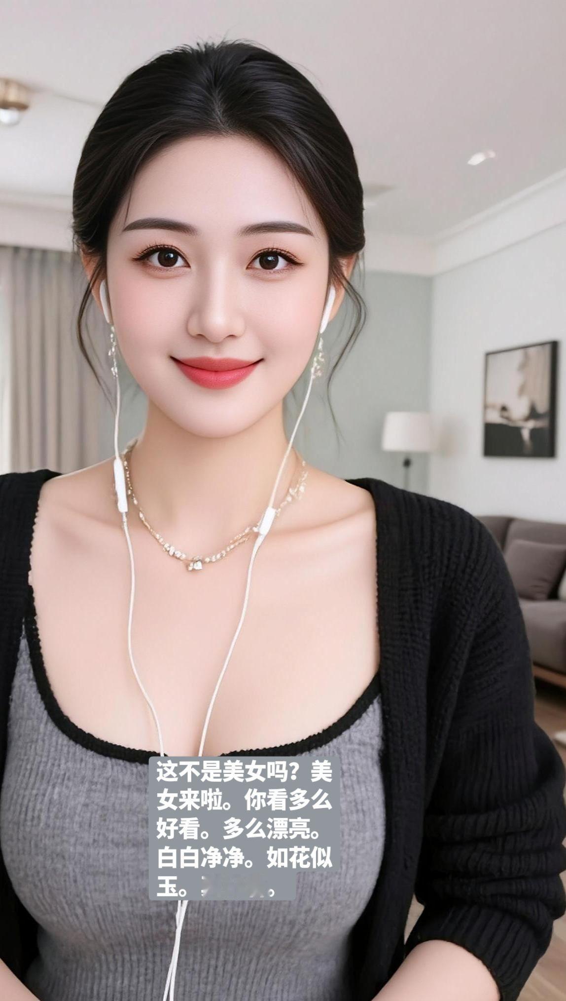 AI客厅柔美自拍 抖音ai创作