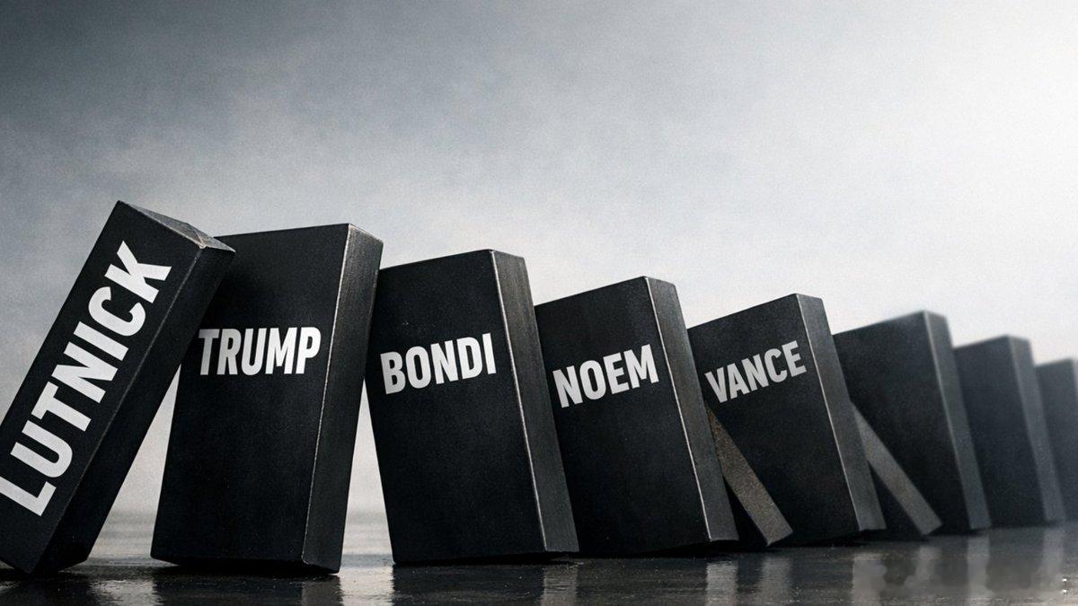 美国政治学者：如果卢特尼克栽了，特朗普也得跟着陪葬咱们别装客气了，直说吧：这就是