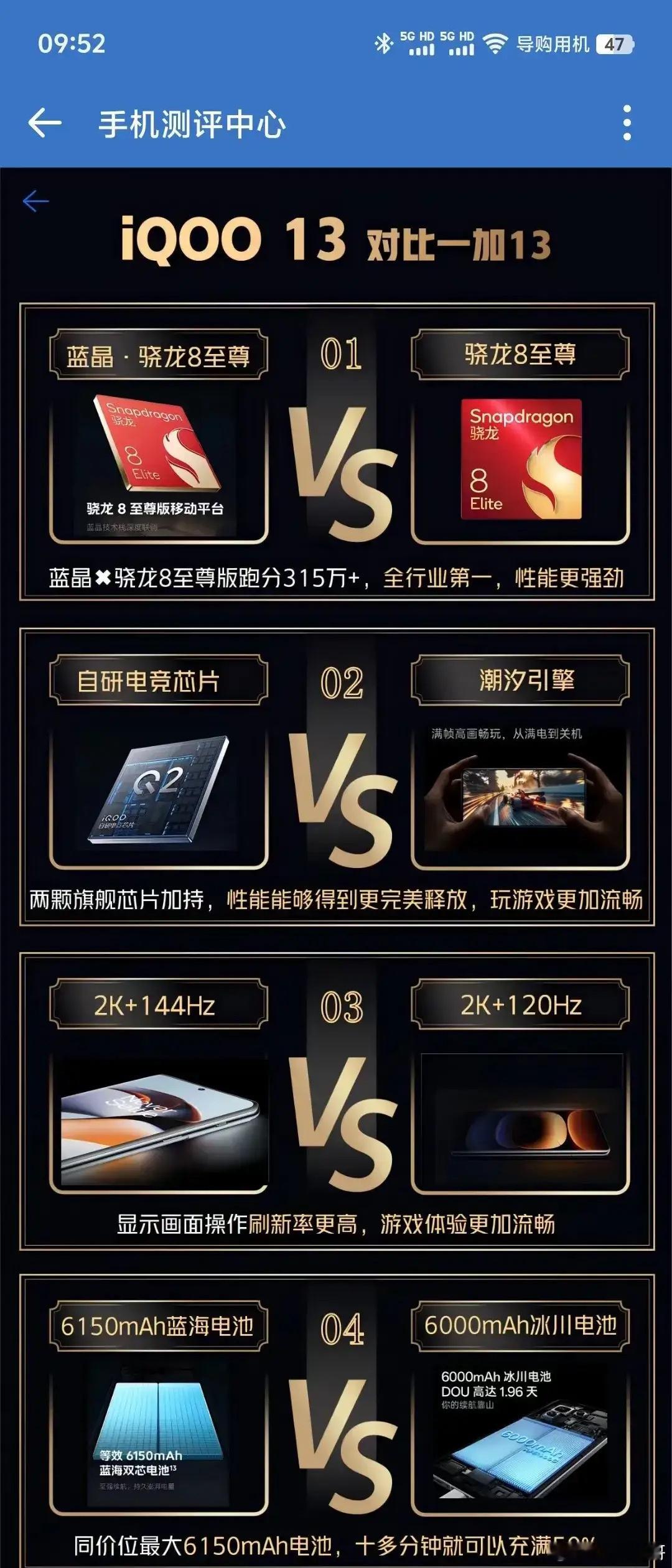 iqoo13和一加13对比，也不知道什么时候，这两个名字对到一起了，都是13。这