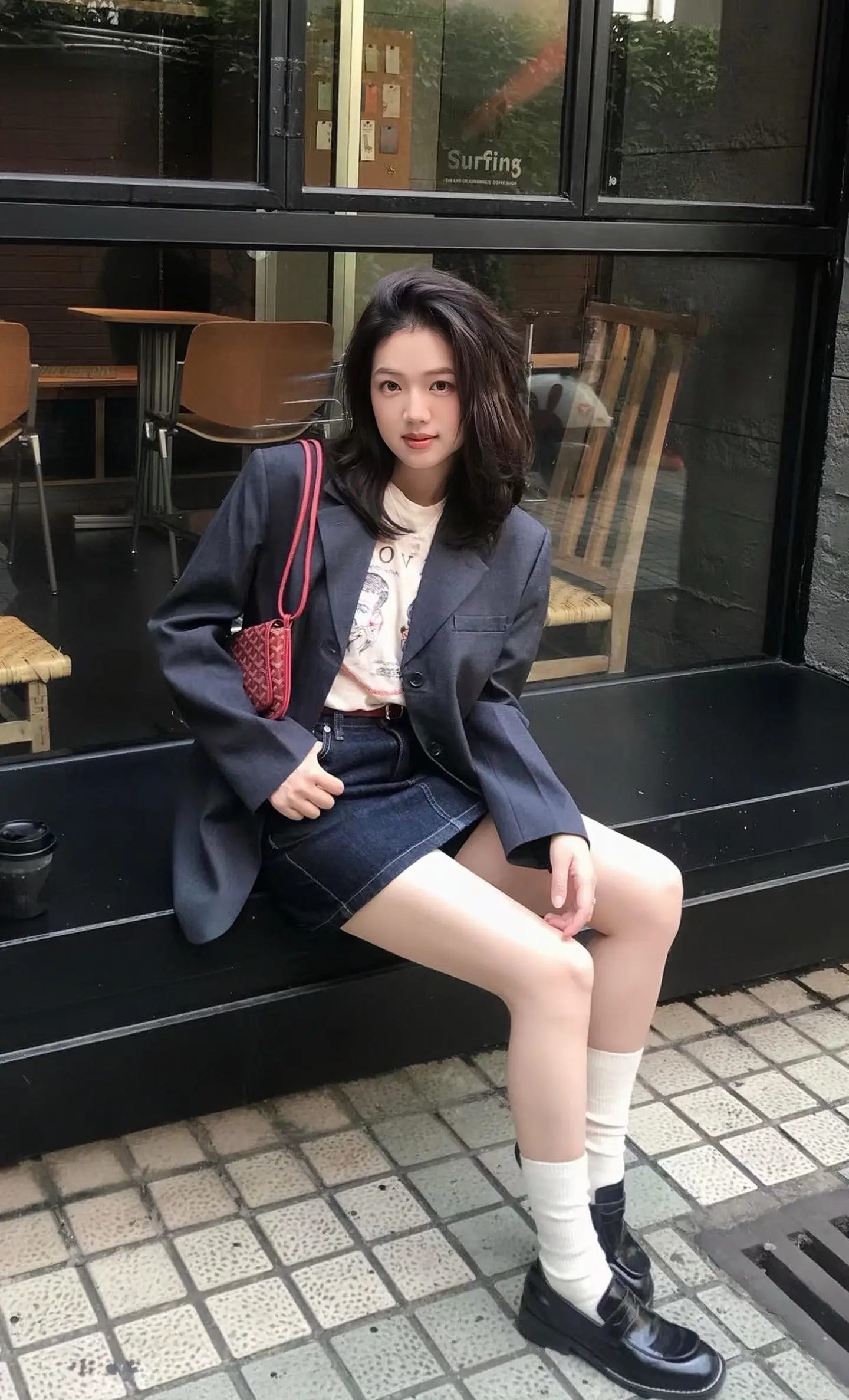 早秋穿搭 韩系穿搭 简约搭配 通勤穿搭 早秋松弛感穿搭
