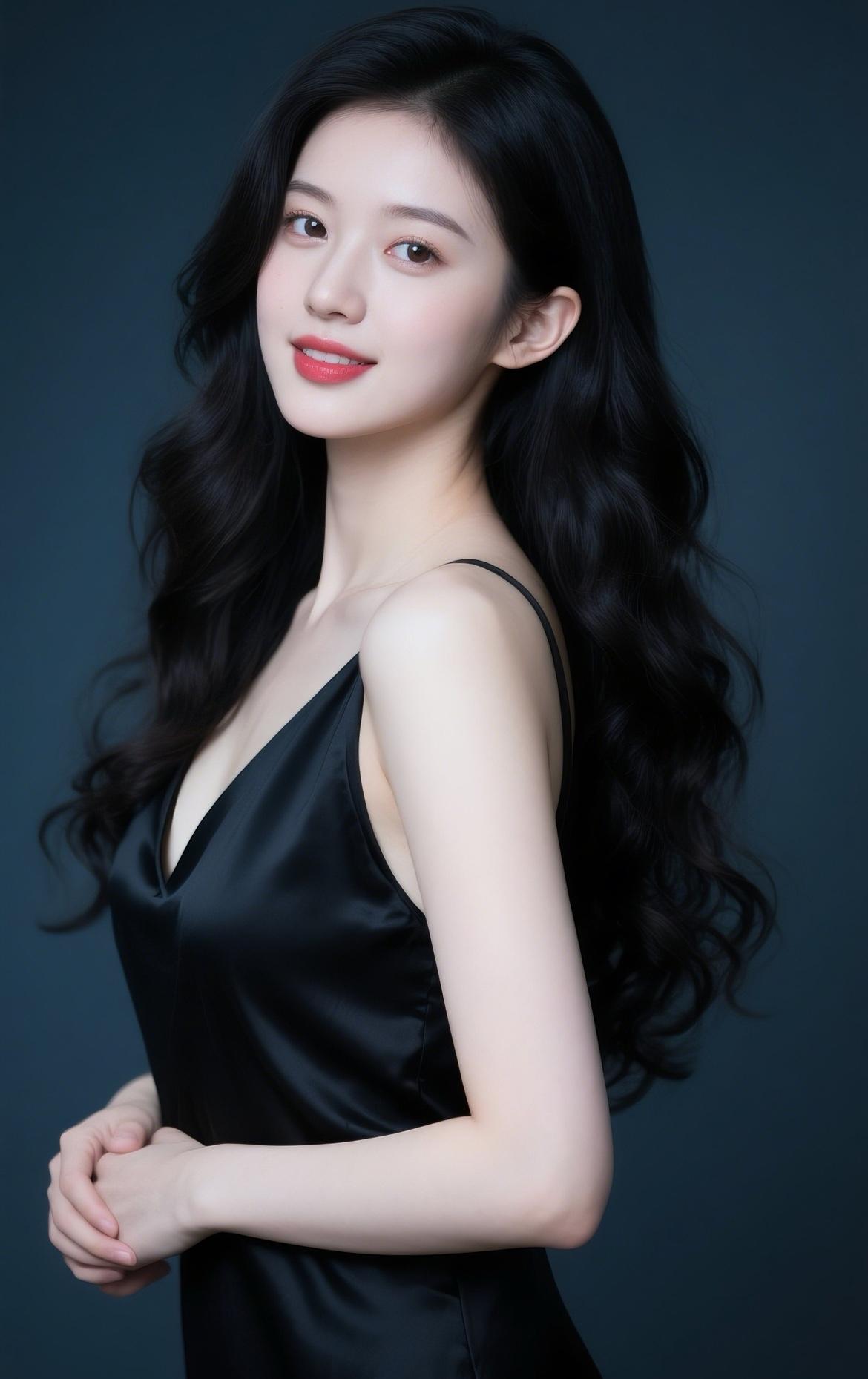 原来，黑色才是衬托白色最好的颜色搭配！
是不是黑色就好显瘦呢？