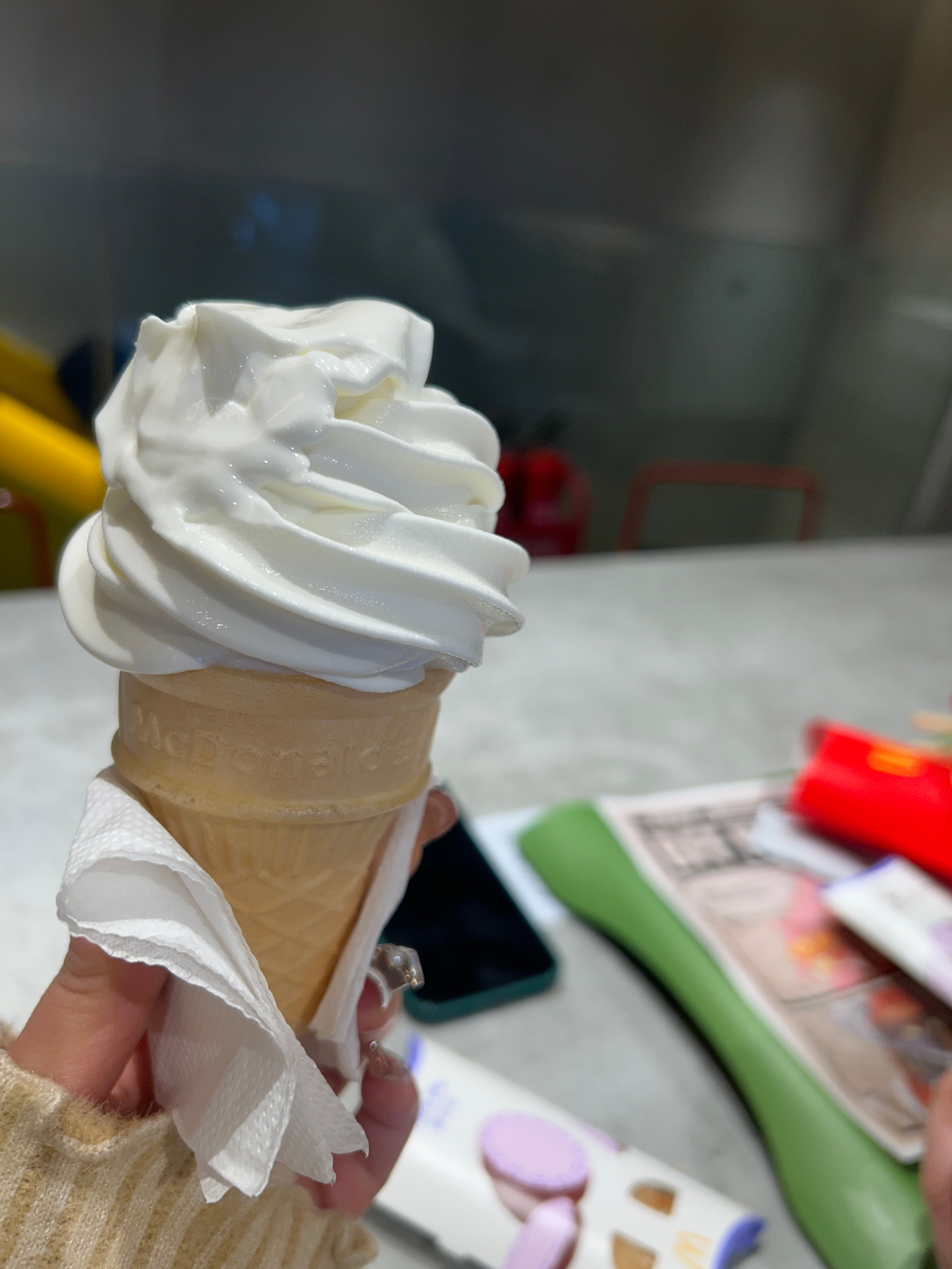 零下5度，深夜甜筒🍦  