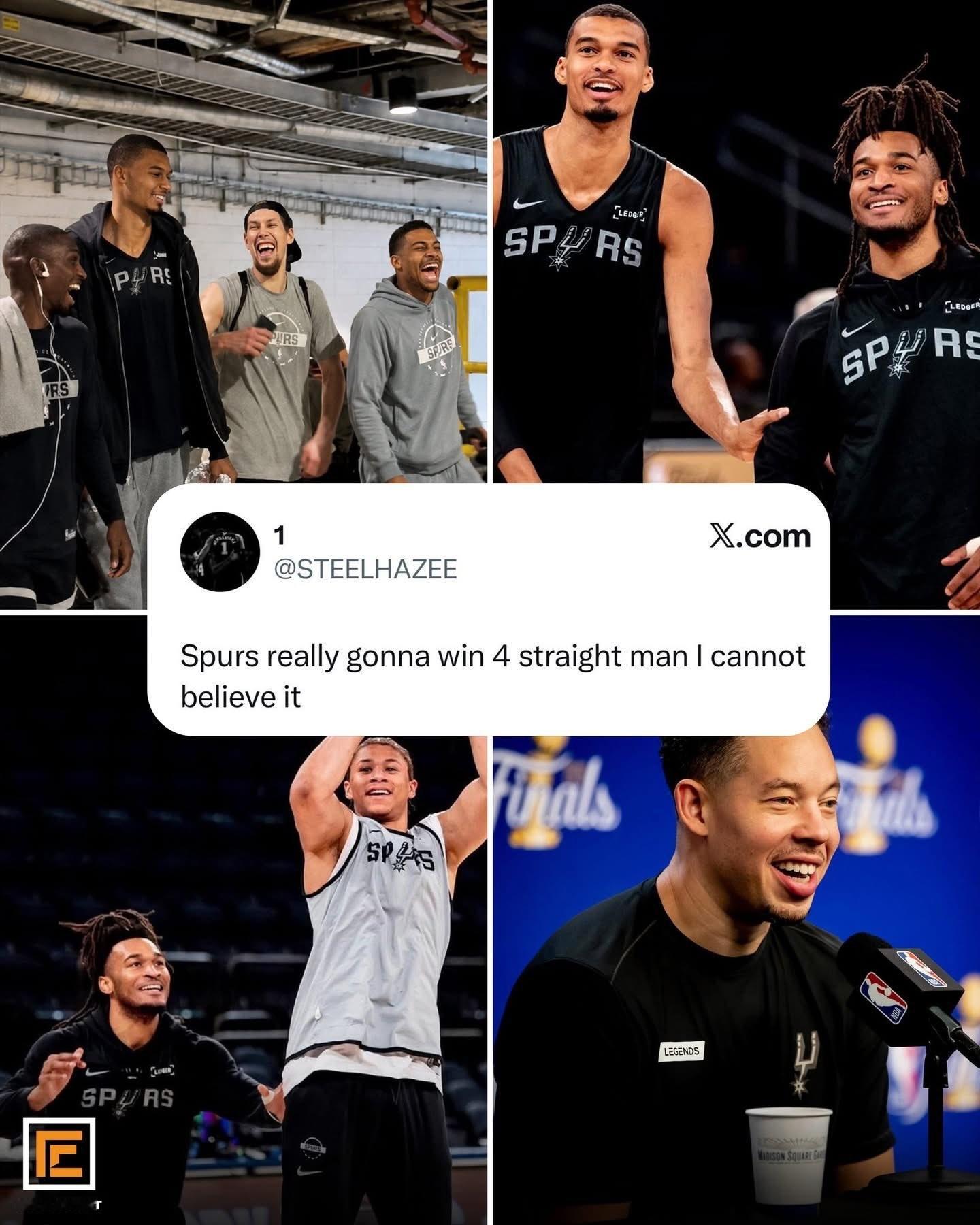 NBA 圣安东尼奥马刺队在NBA总决赛中0-2落后，但队内丝毫没有慌乱的迹象——