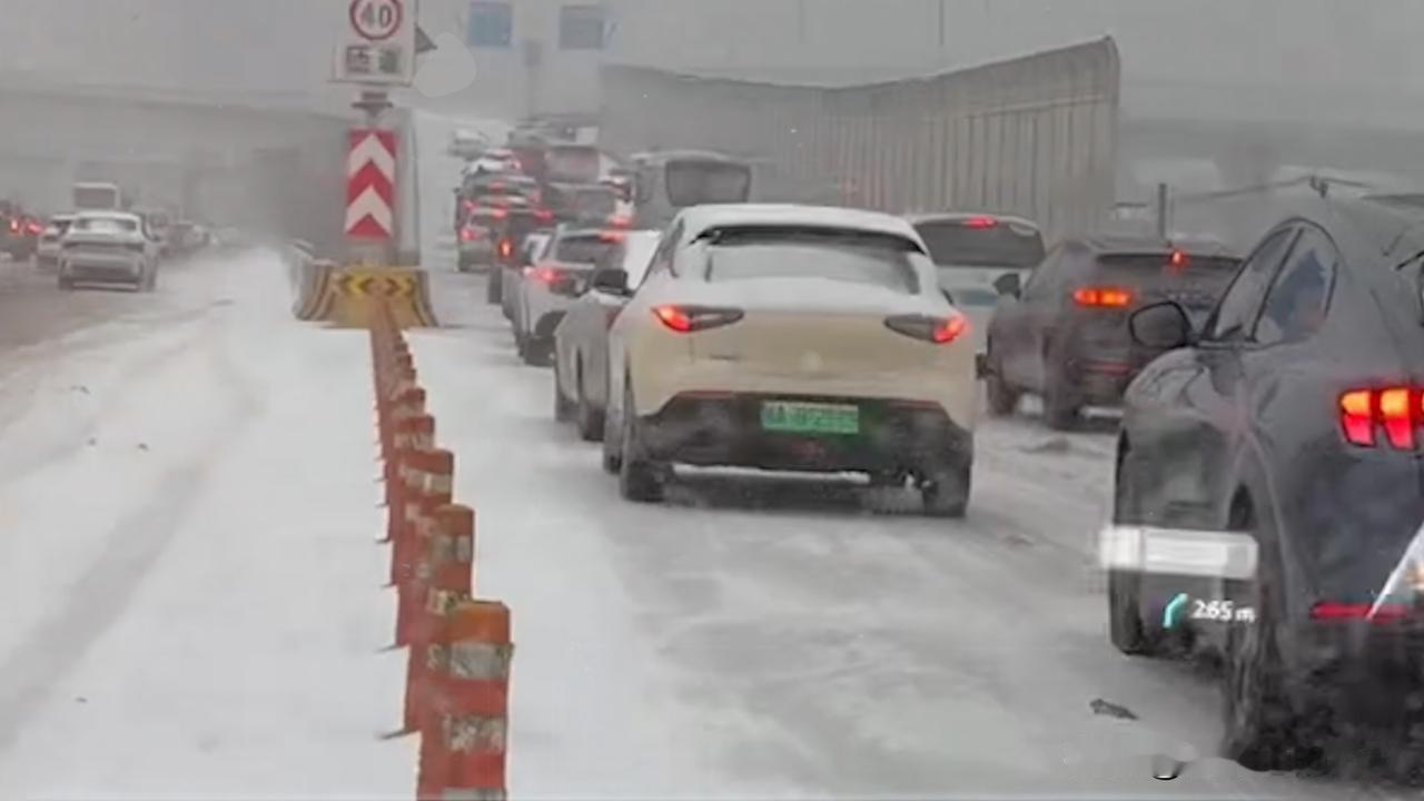 有网友喊话，长城魏老板这波流量得接一下：

原来一场大雪，阻碍了人们的出行。一名