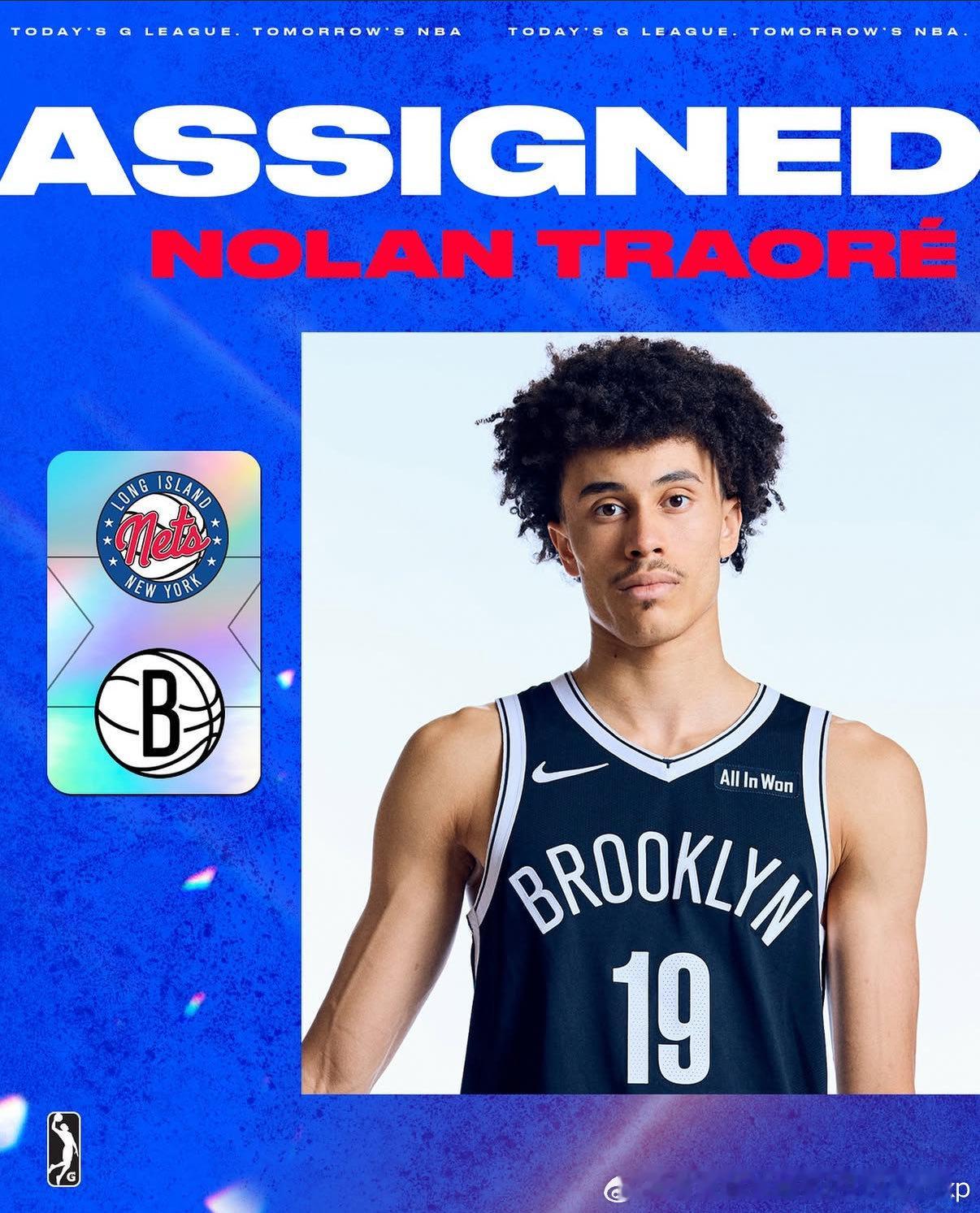 篮网将Drake Powell, Nolan Traore和Danny Wolf