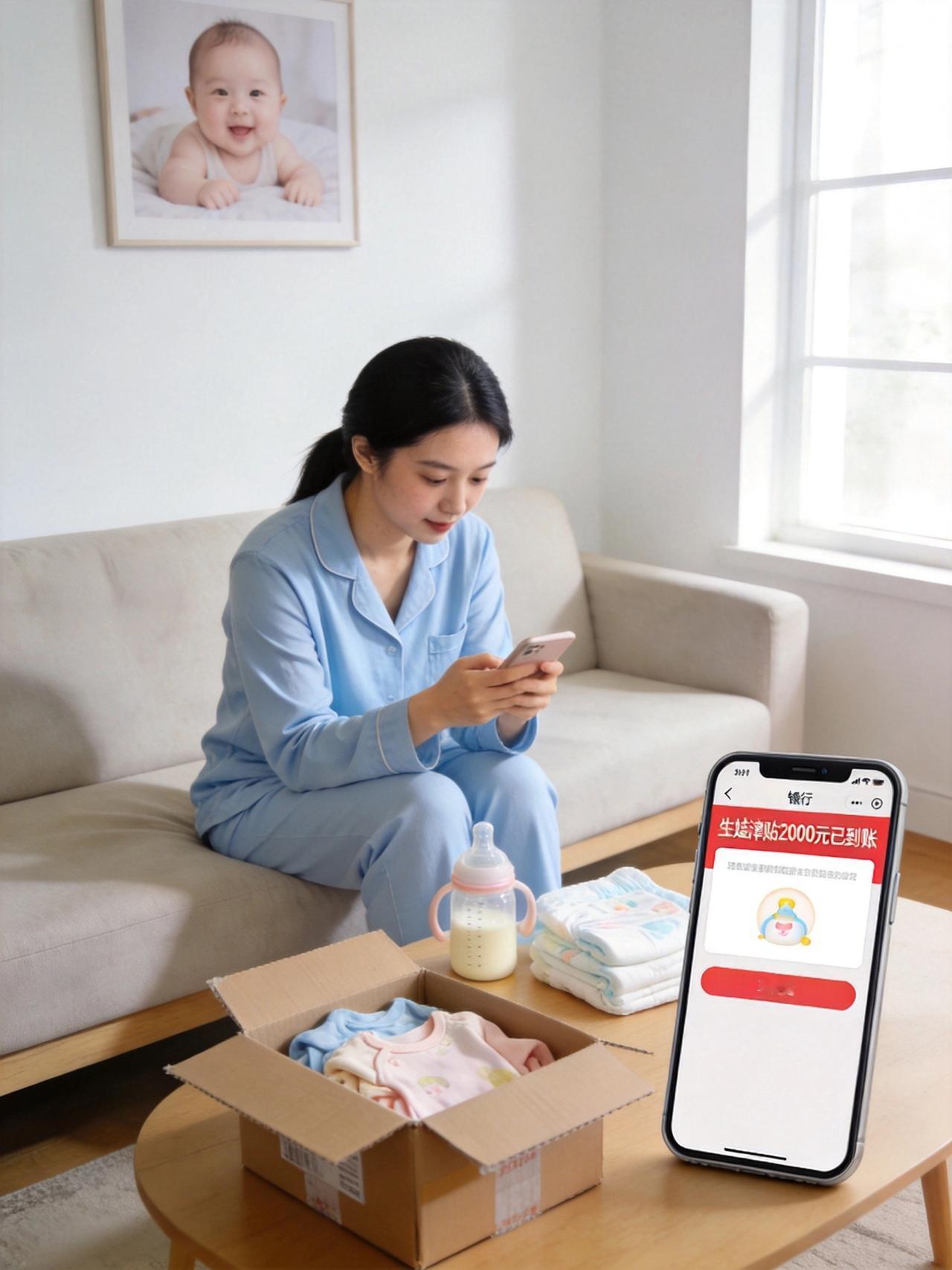 生完娃，津贴秒到账！公司财务都懵了

我姐上周刚生完二胎，昨天正躺着刷手机呢，突