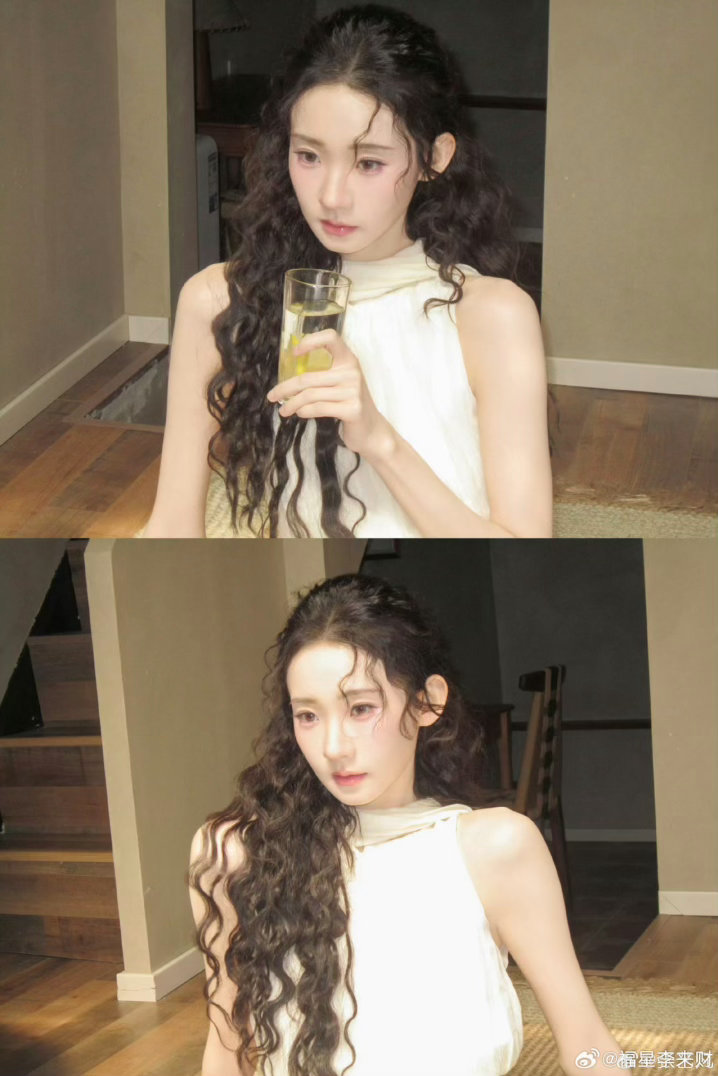 张艺凡又烫羊毛卷了张艺凡羊毛卷 每次羊毛卷造型都能美出新高度，张艺凡这次也不例外