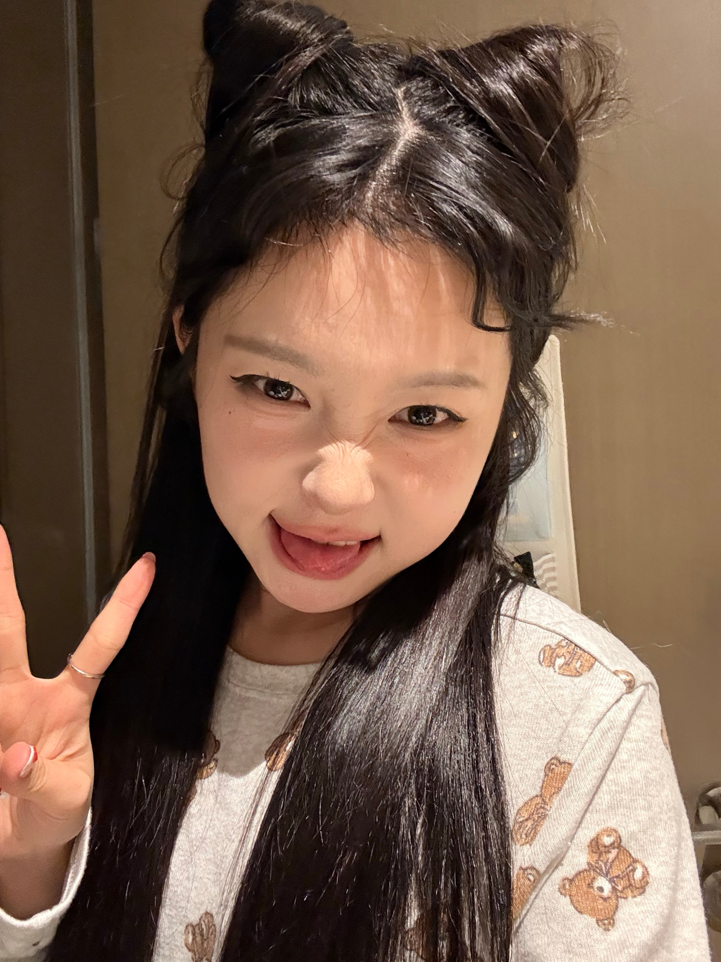 记录一下最后滴这个发型 ​​​