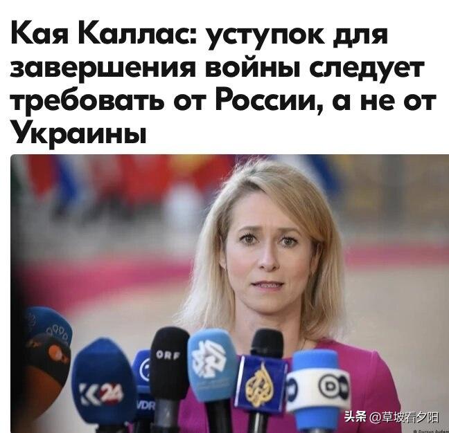 爱沙尼亚前总理、对俄强硬派代表卡娅·卡拉斯的“极端要求”近日在社交平台引发热议。