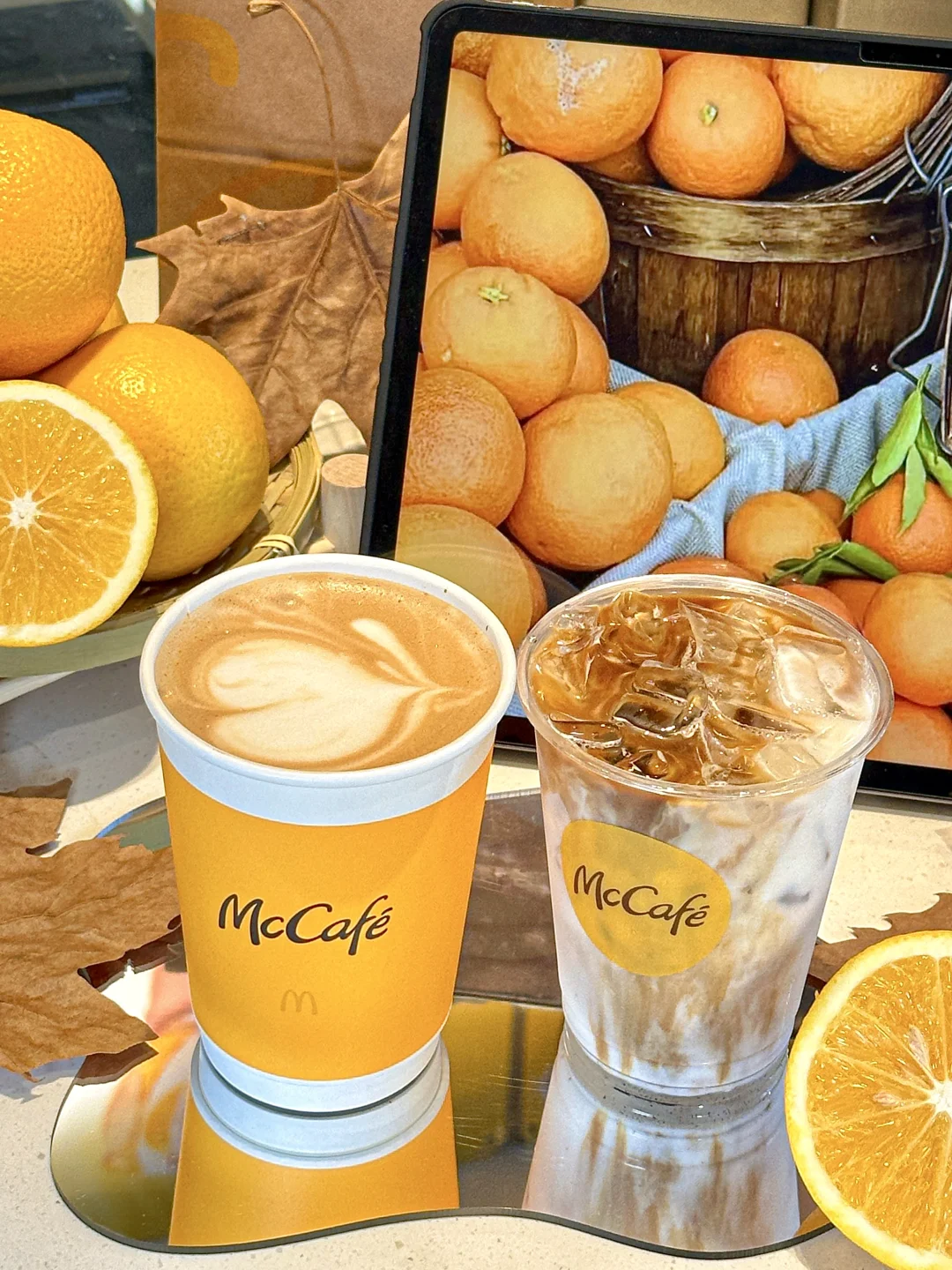 真的会为了麦的新品🍊...连吃一个月早餐！