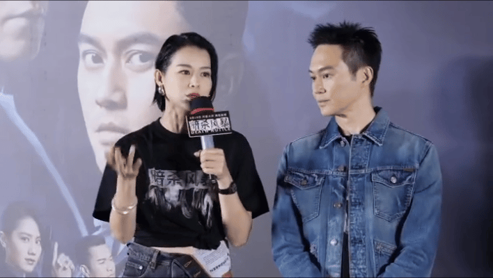 #张智霖胡杏儿暗杀风暴首映同框#张智霖和胡杏儿一起在首映上同框，也是太让人喜欢。