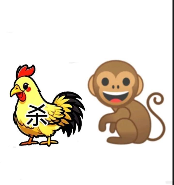 “这简直匪夷所思：一只鸡和一只猴，关键是鸡身上竟然印着‘杀’字，你能猜出这个成语
