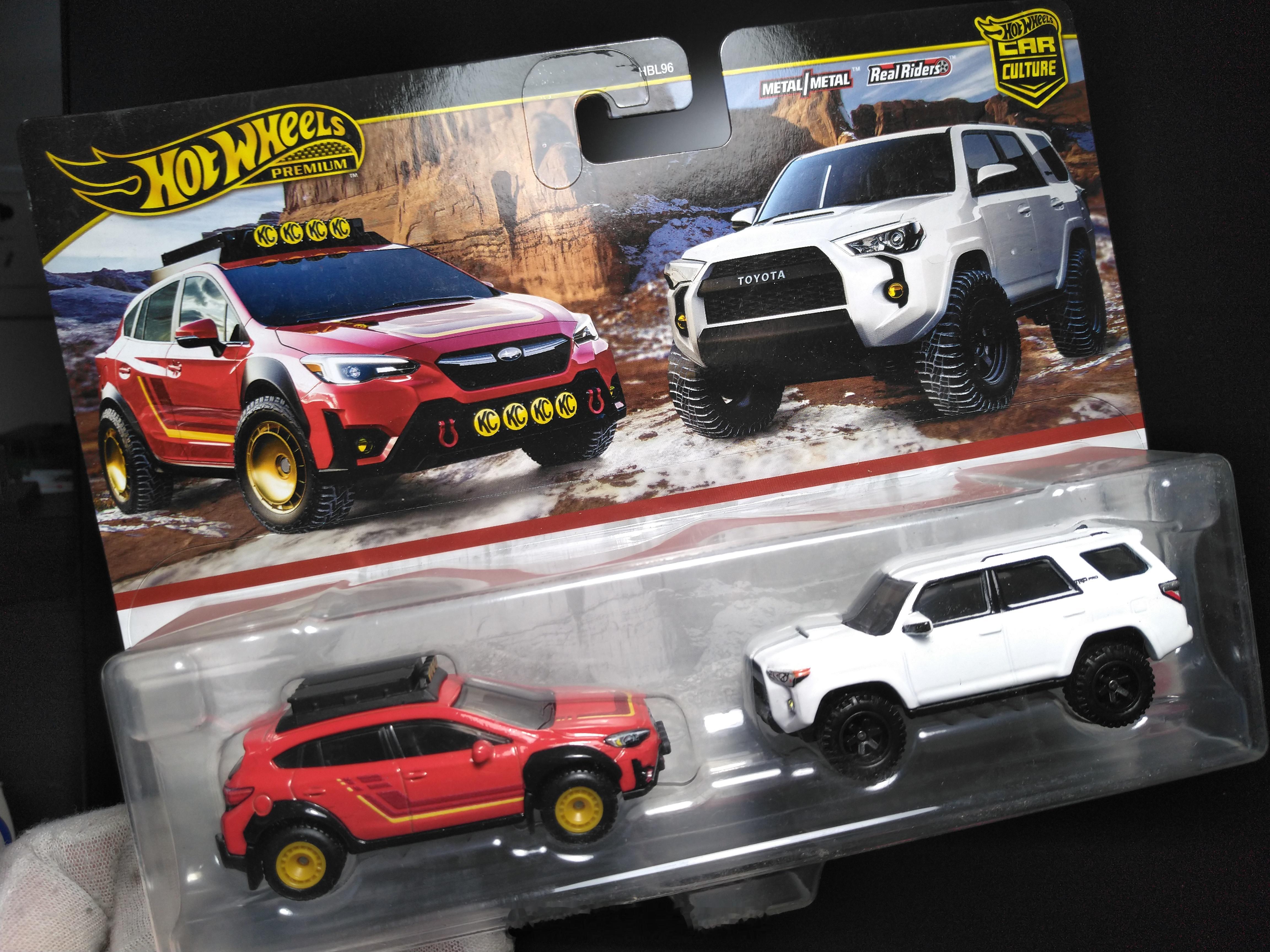 hotwheels风火轮斯巴鲁旭豹丰田超霸 今日份快乐到货，第一次买风火轮双车，