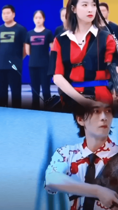 #宋茜陈星旭内娱射箭cp##宋茜陈星旭新剧同框射箭#你更看好宋茜还是陈星旭？ ​