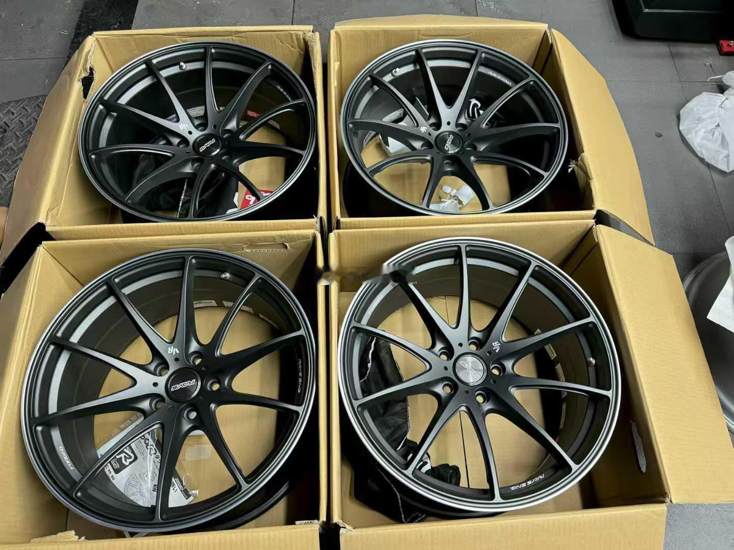 全新 日本进口 RAYS G25 （4个Face4 深凹）19寸 9.5J ET