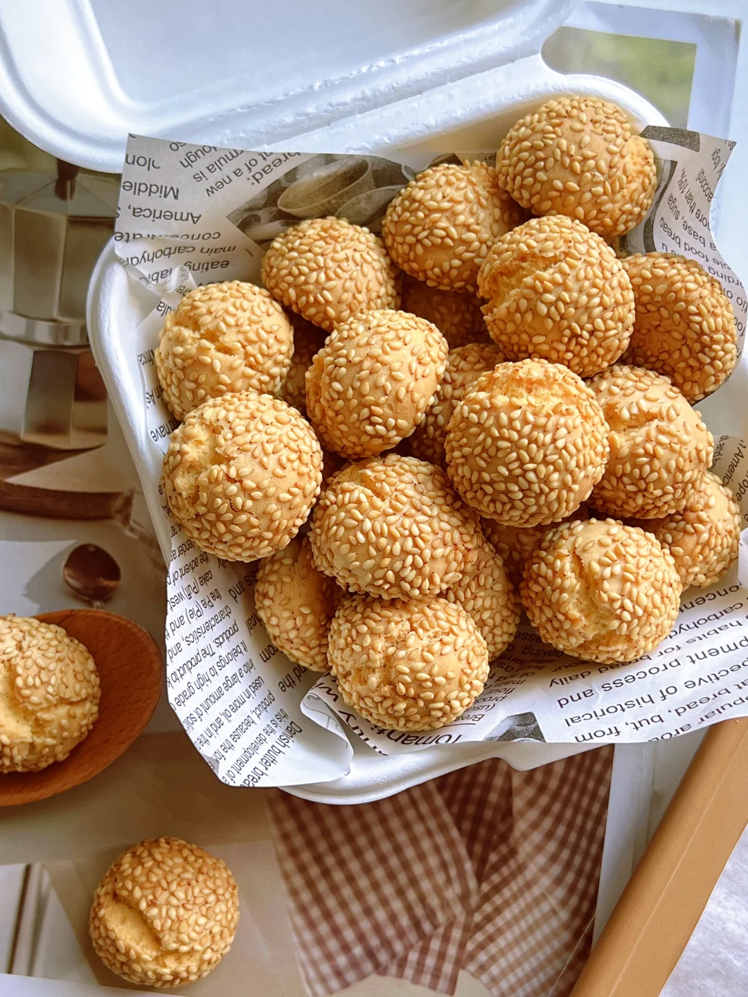 免油炸开口笑｜童年的回忆！满口留香！巨简单