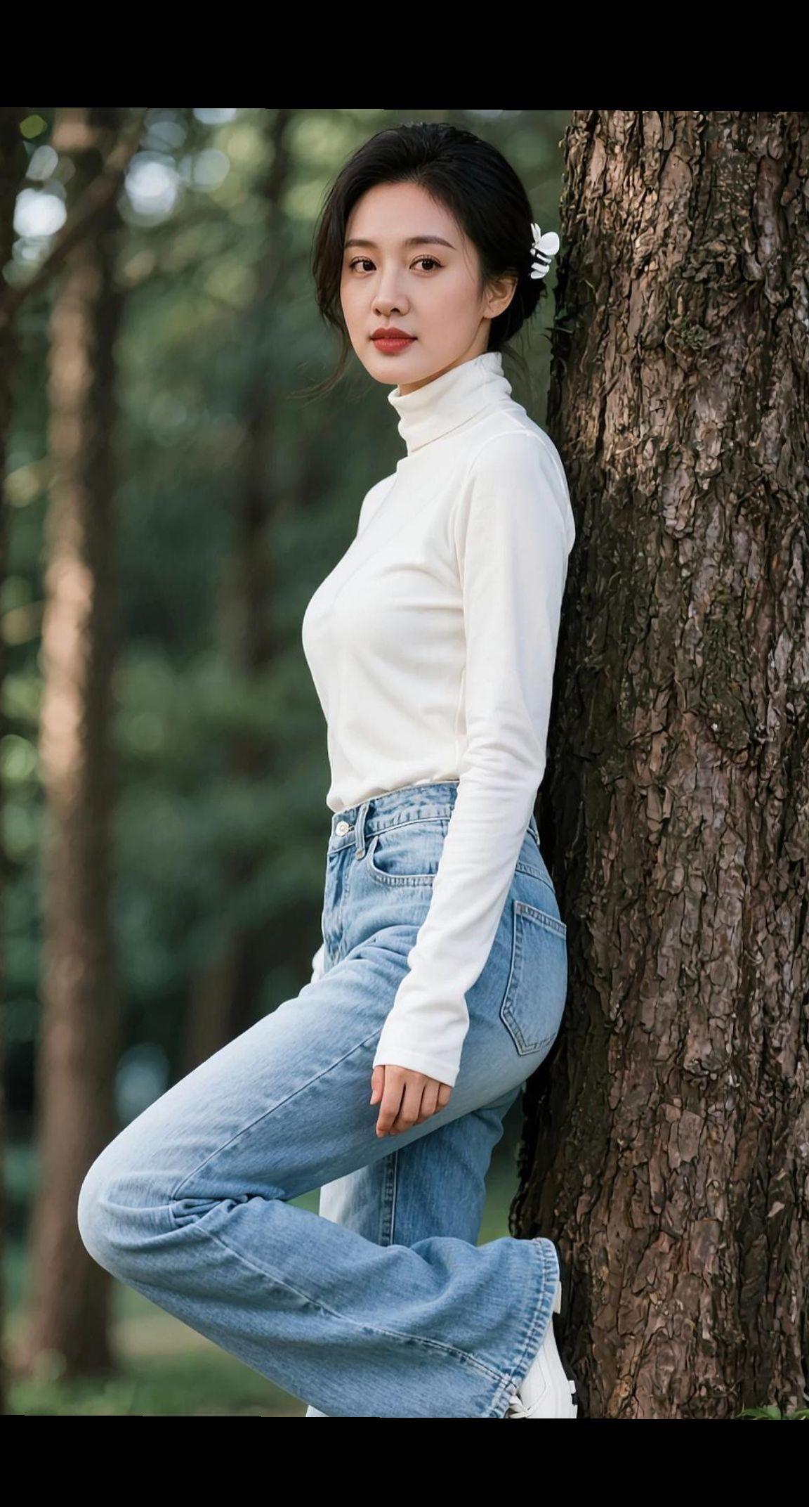 AI森系生活照 抖音ai创作 AI扩图 自然美景 颜值在线