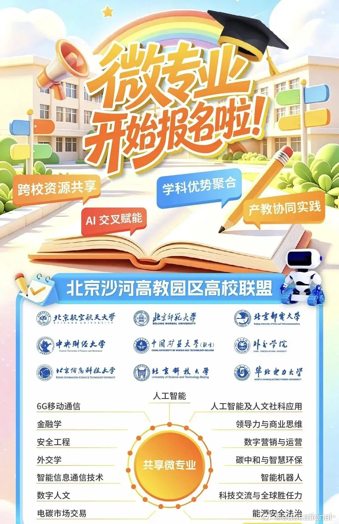 周末充电，不拿证书，就是纯学习提高，北京众多大学推出面向社会的微专业。 ​​​