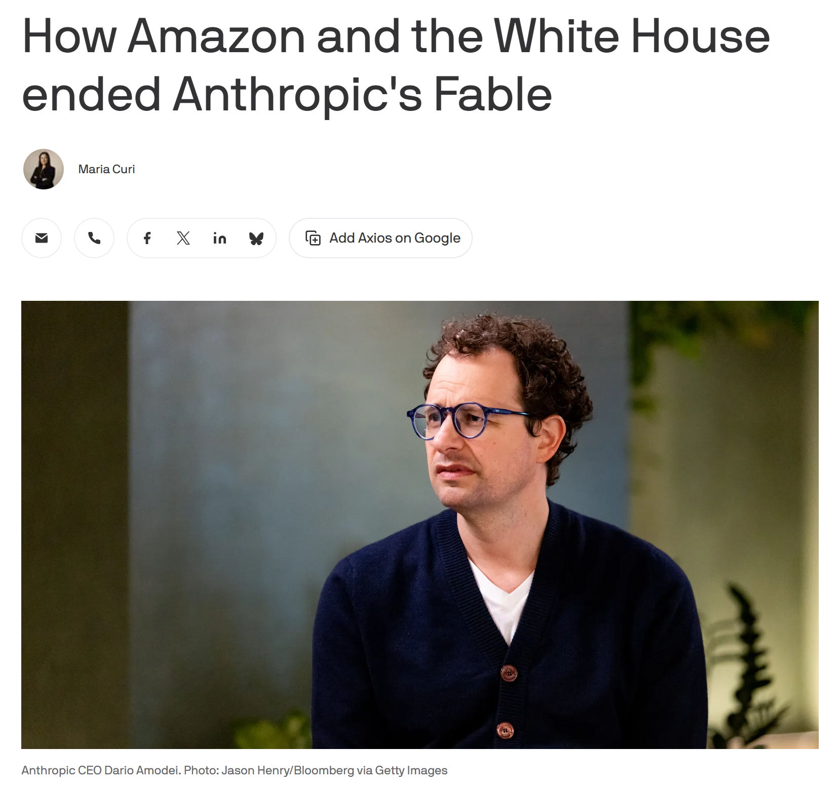 根据『The Information』、『华尔街日报』、『AXIOS』各自渠道的