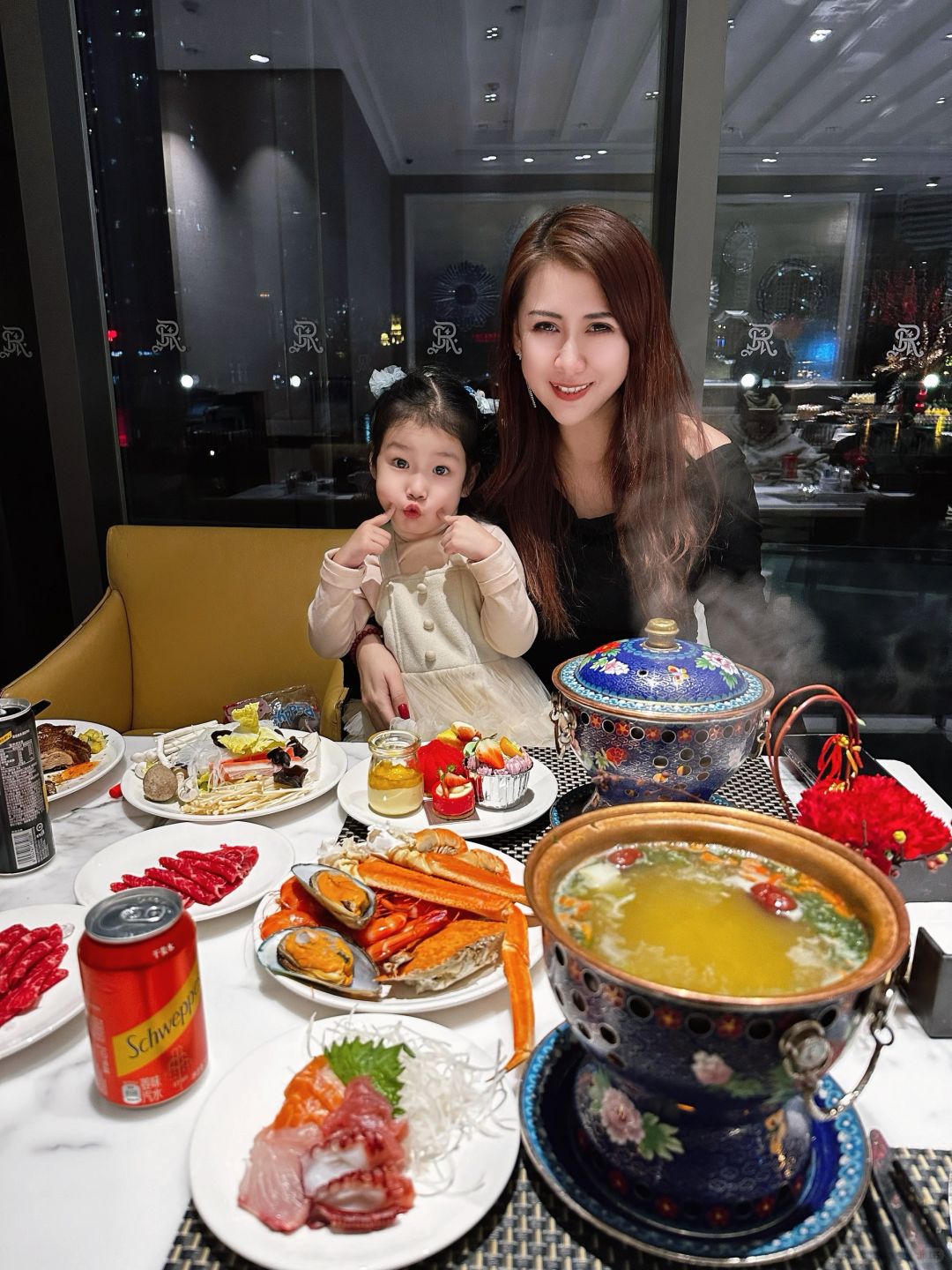 天津，自助海鲜火锅大餐，治好了娃的“厌食症”