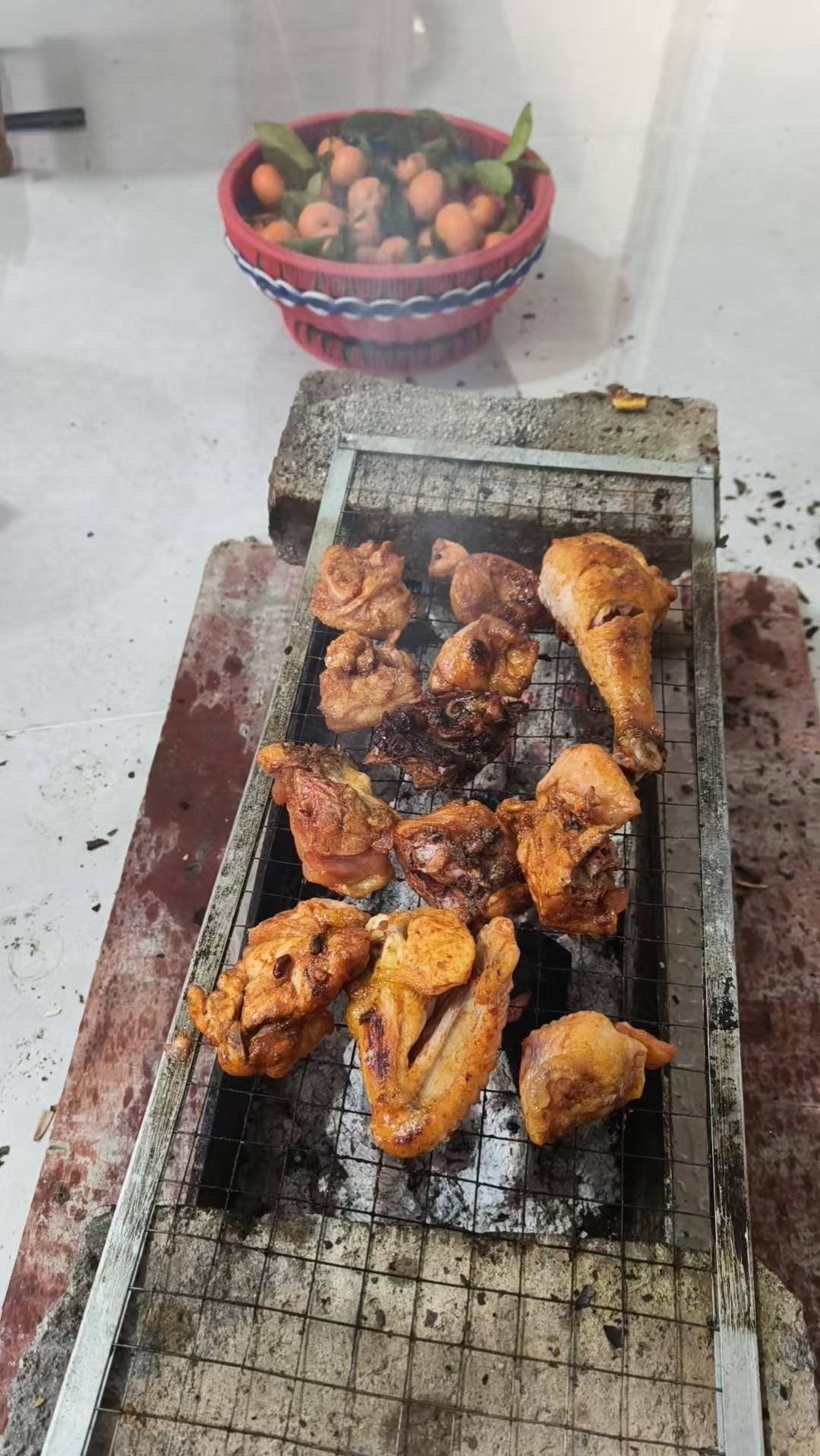 白切鸭，烤火，摘砂糖橘，元旦第二天，充实的一天！