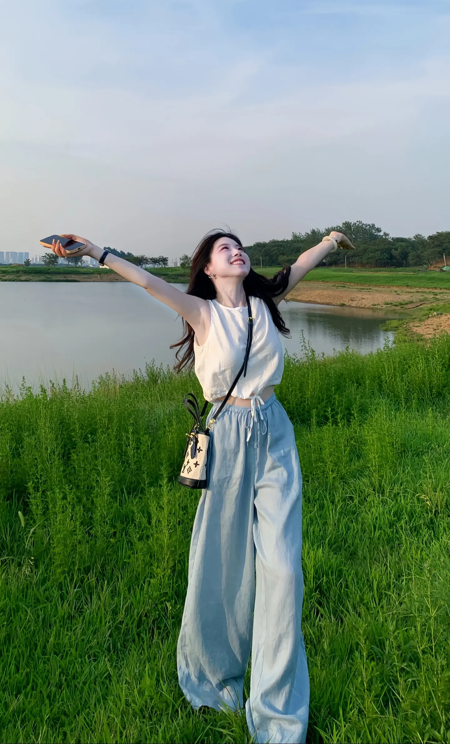 夏天该有的样子 ootd穿搭 韩系穿搭 出游穿搭 夏日穿搭