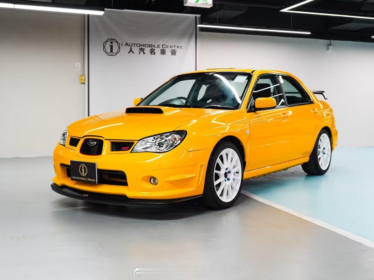 这辆9代鹰眼斯巴鲁 wrx sti6速手动，ej20的2.0涡轮，香港居然二手要
