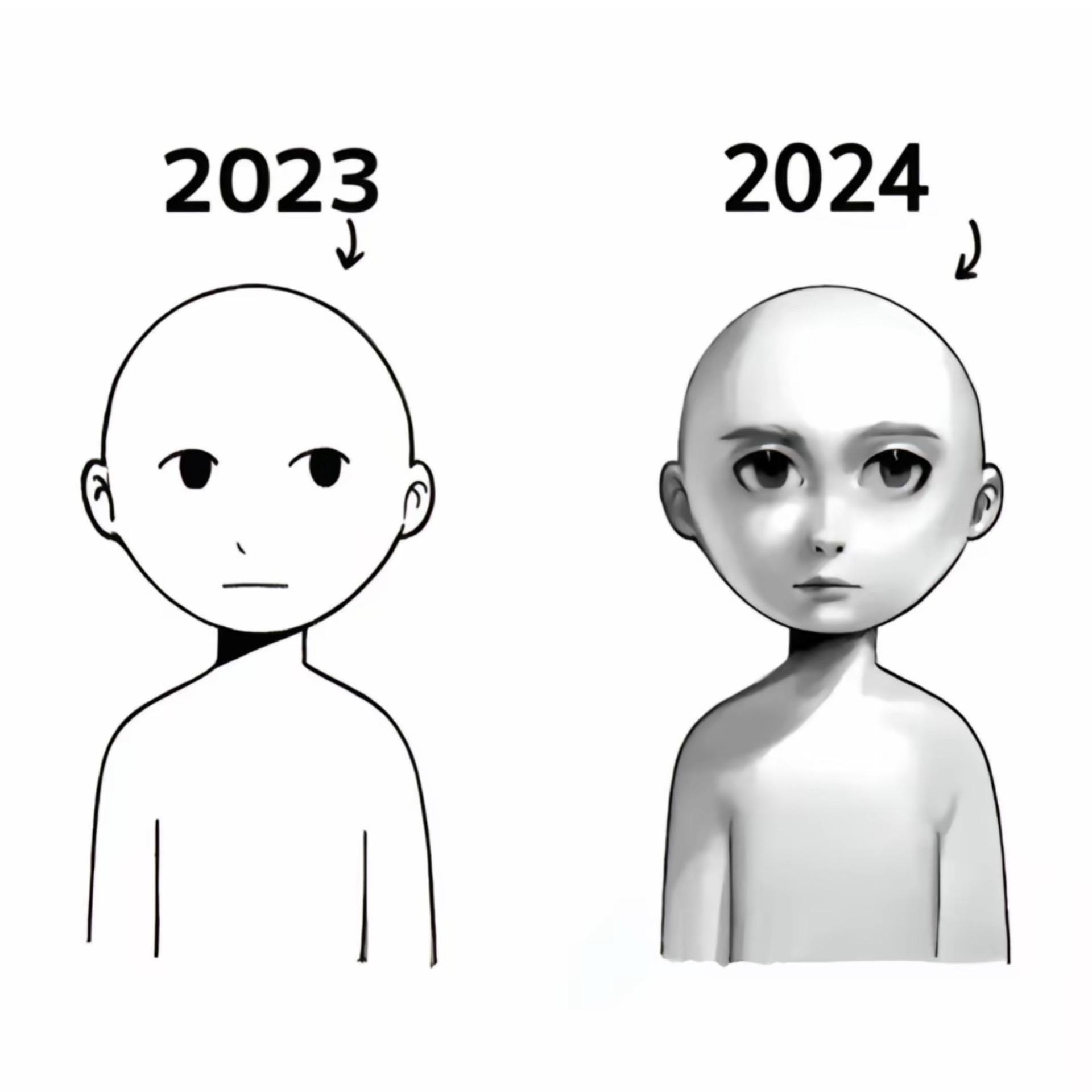 新的一年又要来啦看看我今年的进步吧！