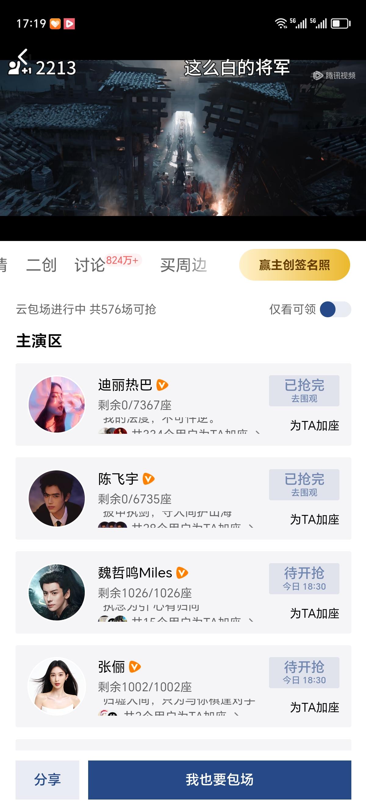 实在无剧可看，突然想起来今天28热巴的一部新剧开播了，立即点开。讨论800多万，