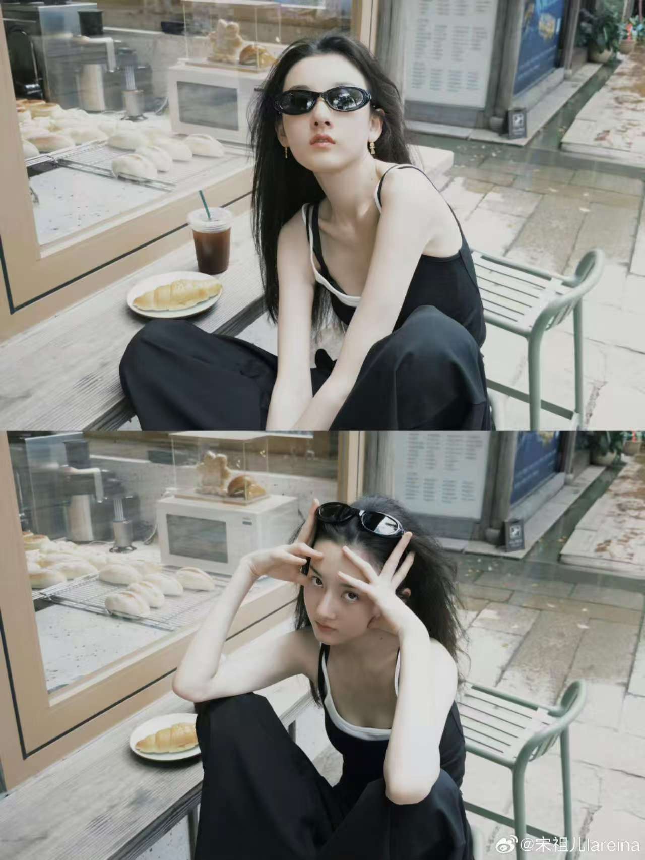宋祖儿咖啡店plog宋祖儿自拍视角宋祖儿自拍视角，好美，[打call][打cal