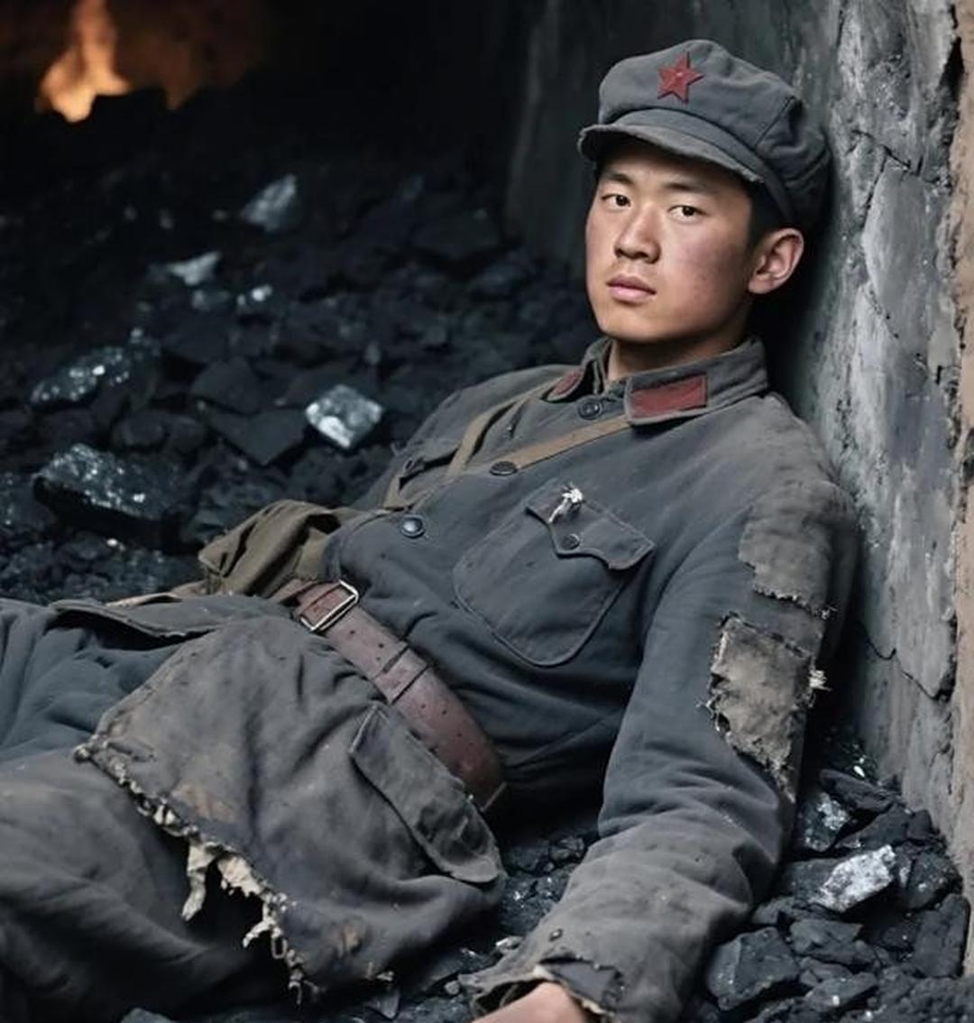 1937年，西路军副营长杜万荣与三名战友被活埋在炸塌的煤窑里。就在他们感觉呼吸越