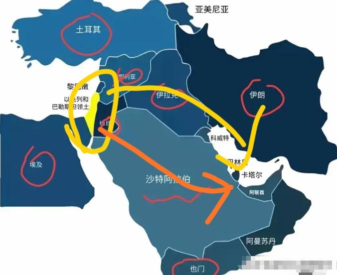 以色列估计要慌了，因为袭击卡塔尔没跟任何国家打招呼，穿越中东多国领空大家也都没发