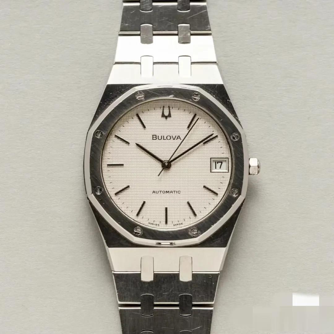  中古宝路华腕表 石英风暴后借鉴了爱彼经典表壳设计 搭载2892机芯