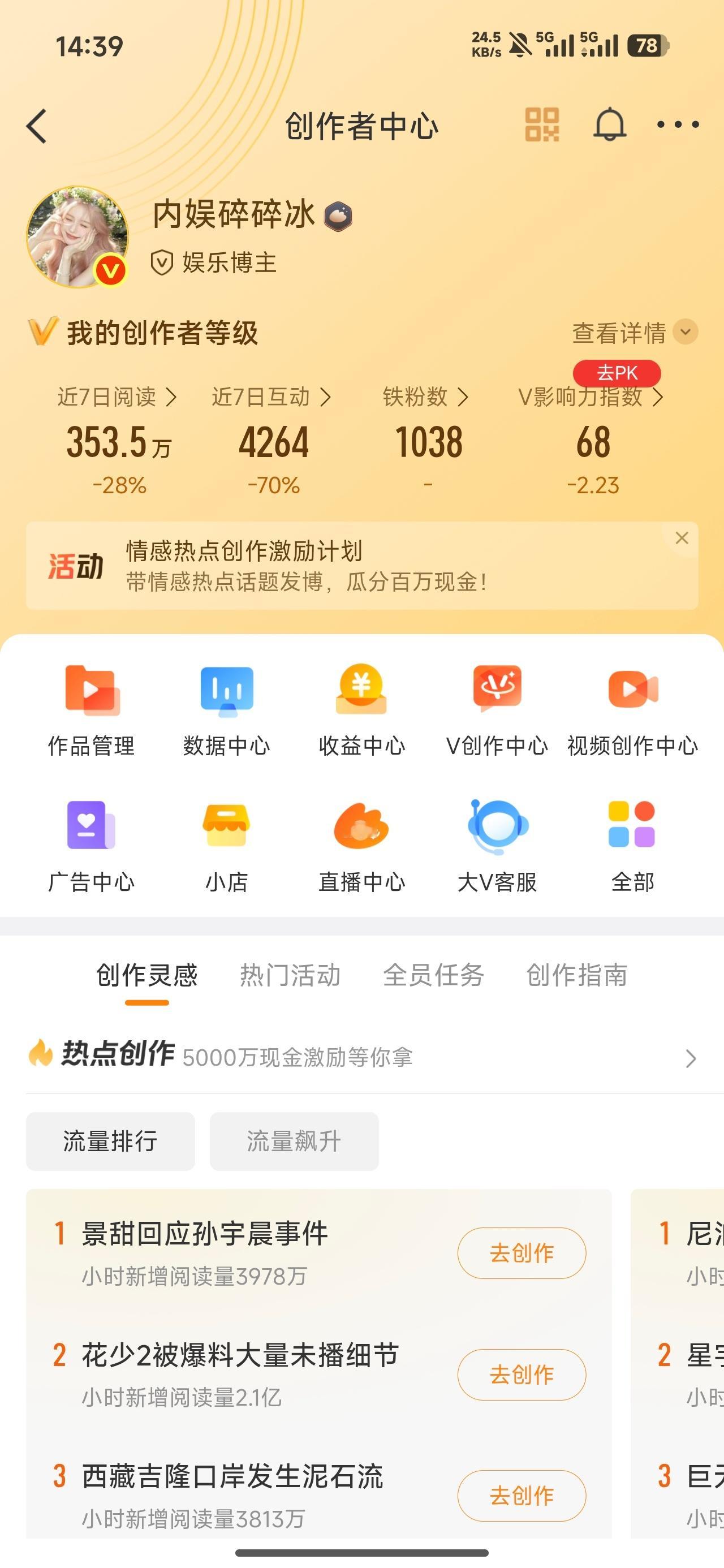 活力分怎么没了，现在只有v指了[柯基][柯基] ​​​