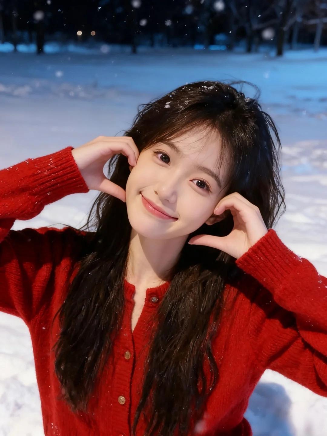 下雪了，真好玩！