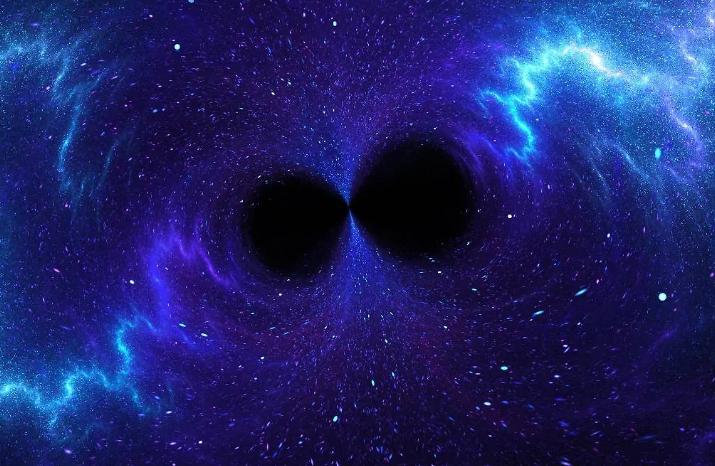 科学家们成功记录下观测史上规模最大的黑洞合并事件，该消息由 EurekAlert