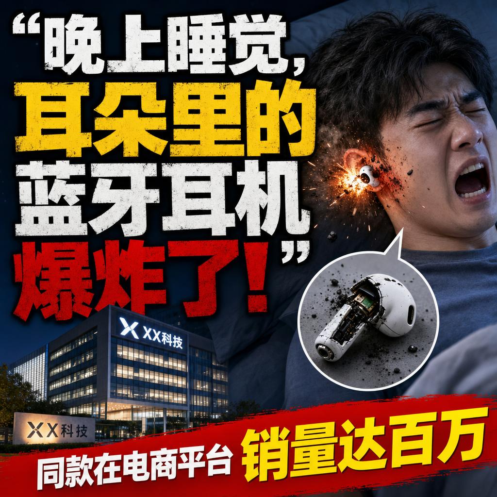 70块钱，一年多没出问题，怎么睡着睡着就在耳朵里炸了？
很多人以为蓝牙耳机爆炸只