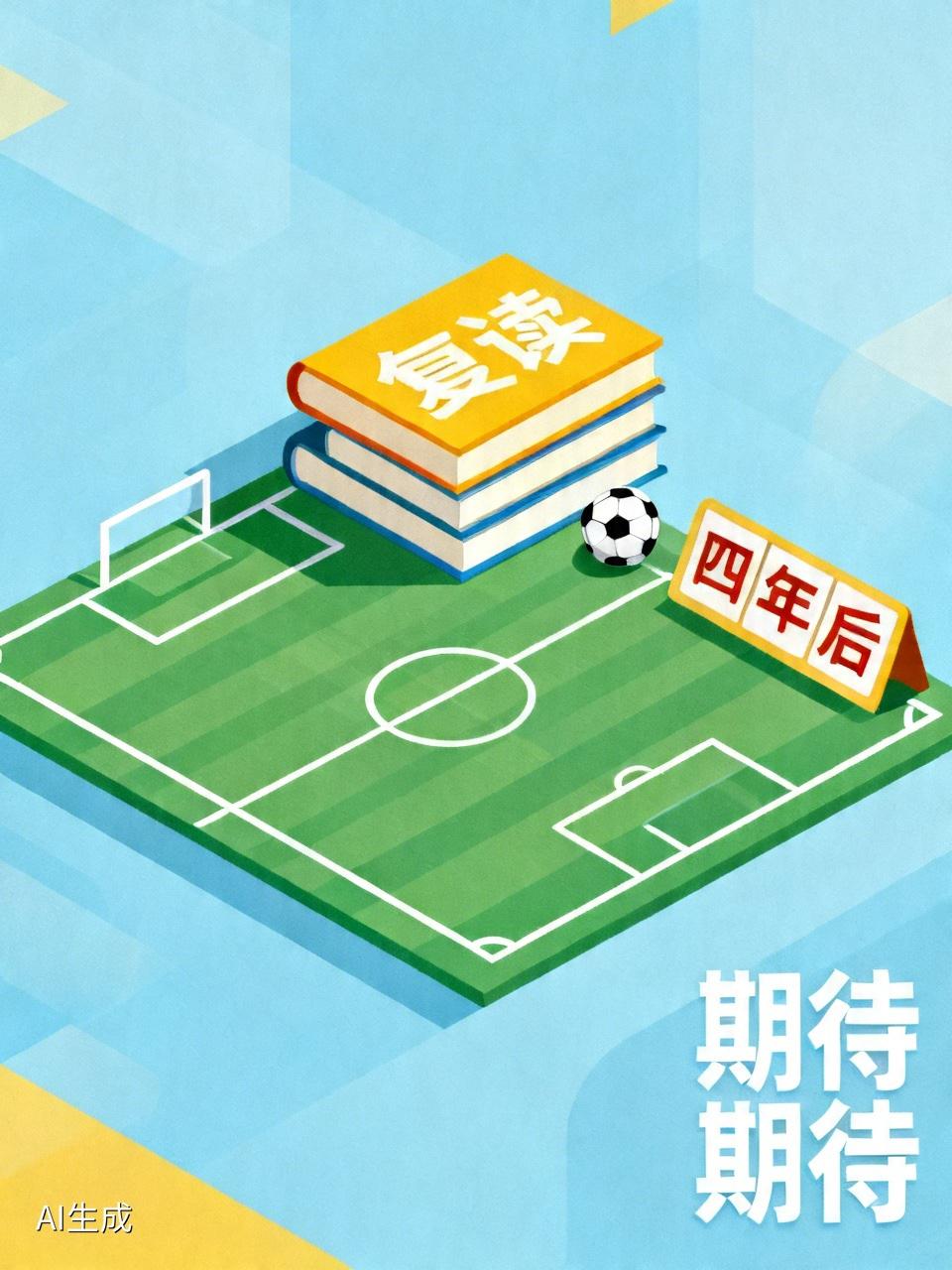 中国足球快点“认怂”

中国足球没进入本届世界杯，就是高考落榜，现在为“复读“，