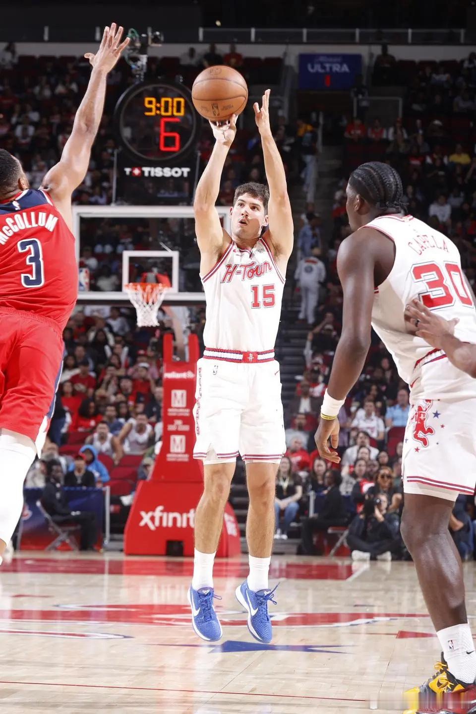 火箭3人20+大胜送奇才10连败垫底 杜兰特23+5+4申京16+13+6 北京