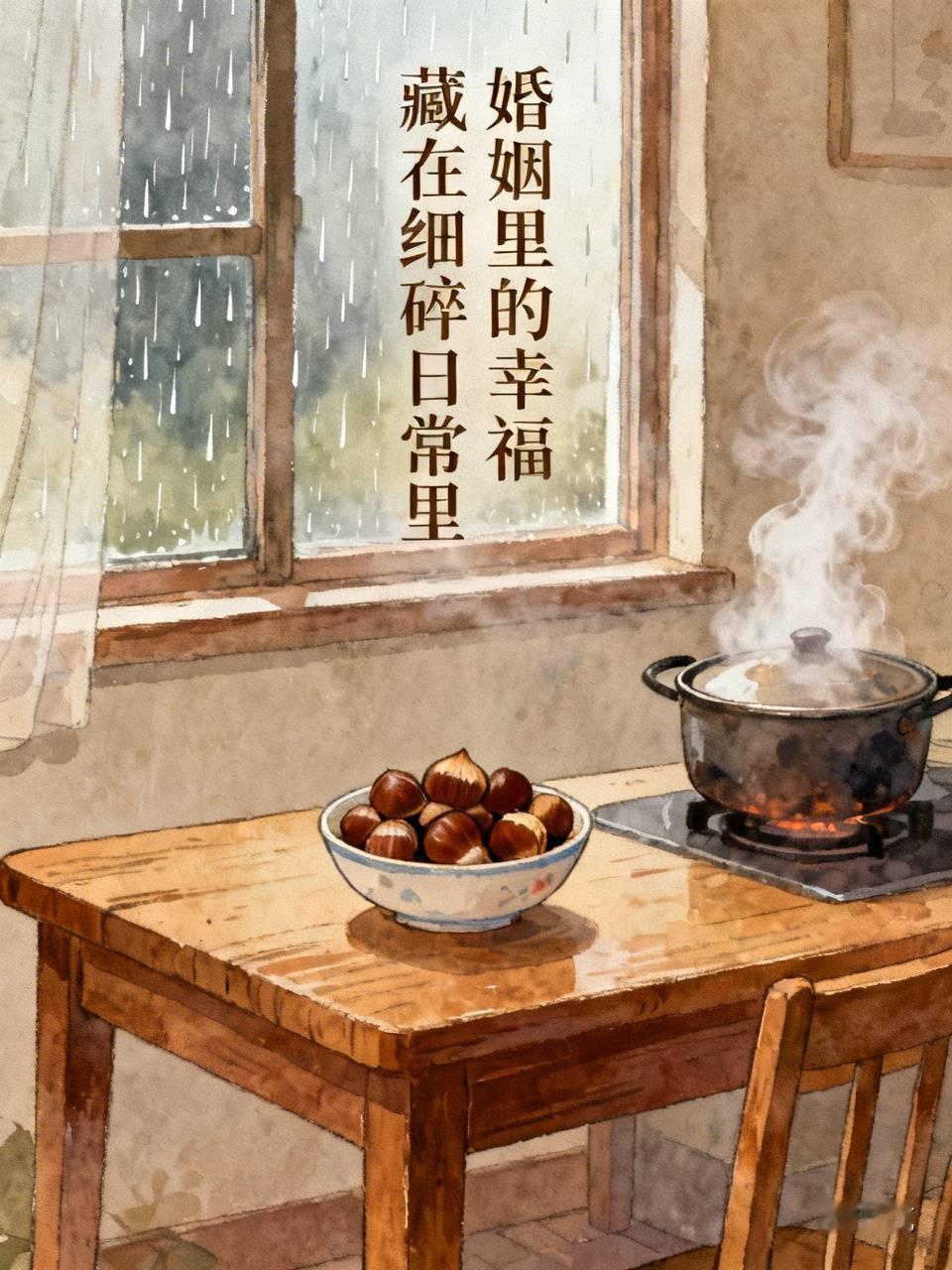 婚姻里的幸福从来都不是晒出来的999朵玫瑰、纪念日动辄几万的包，反倒是藏在那些没