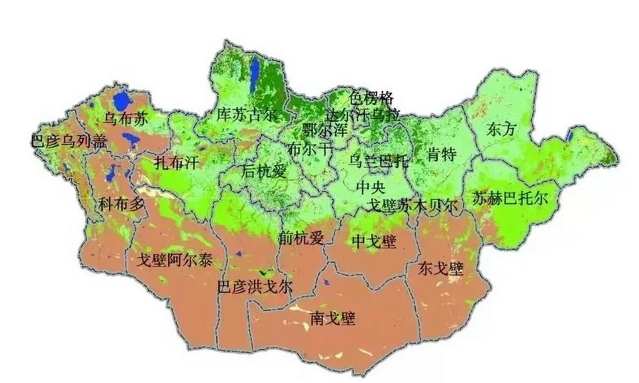 外蒙古正在学习咱们内蒙古的做法，全力植树造林，重新恢复草地。但是很明显，外蒙古的