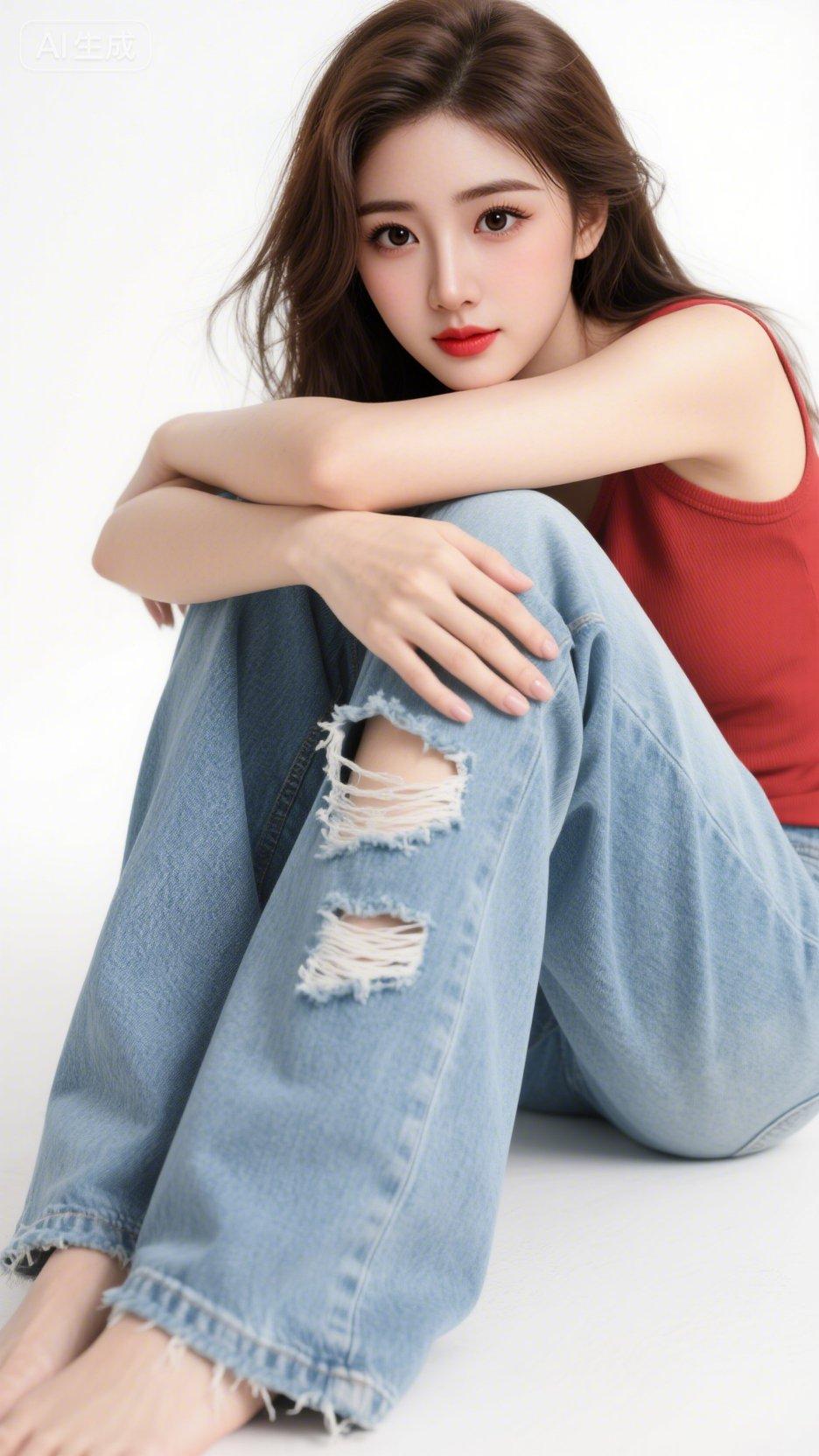 《白幕上的色谱》
 
纯白是张干净的幕
我把热烈红裁成背心的弧度
让随性蓝漫过牛